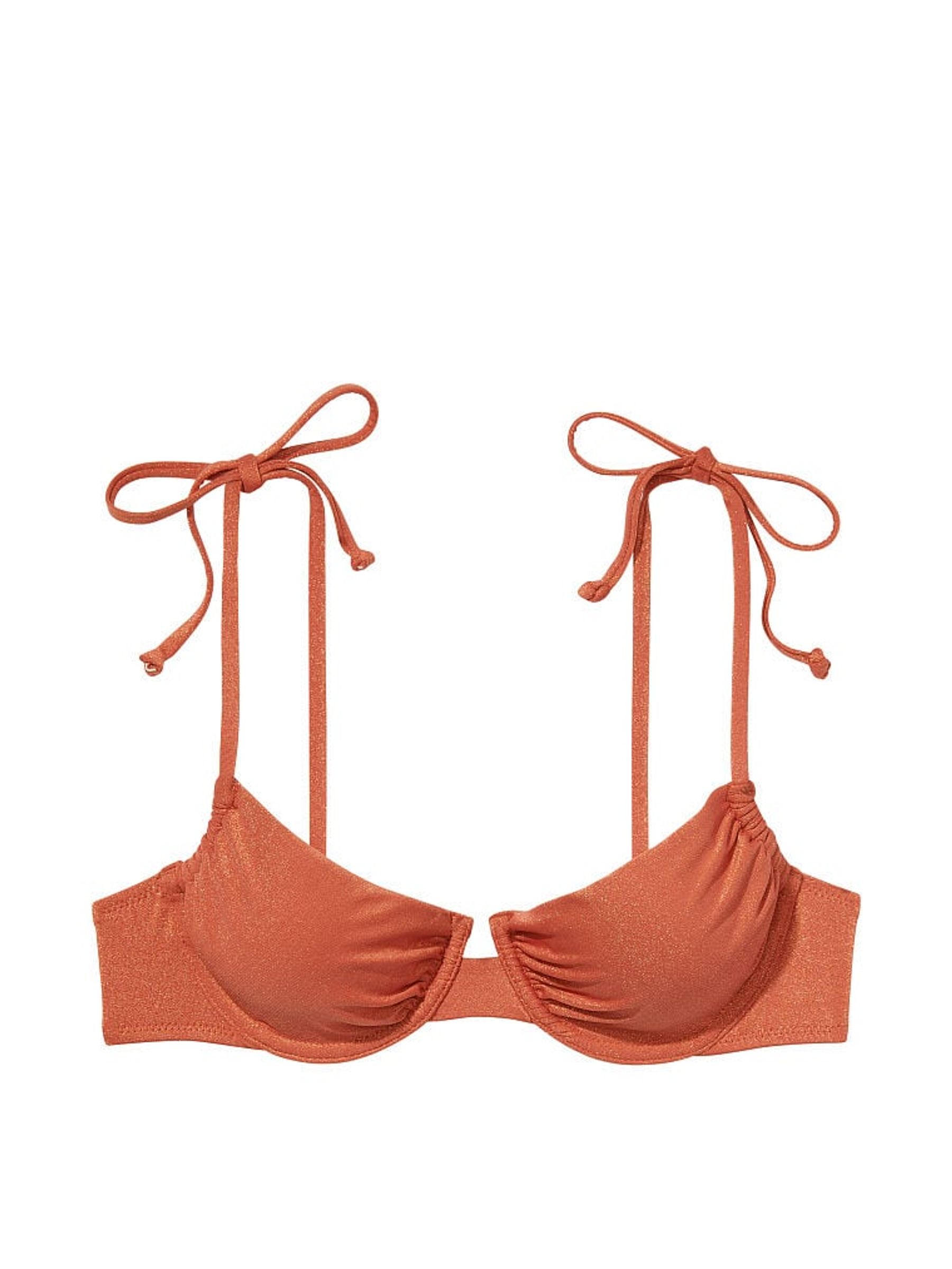 Brown Ginger Glaze Wired Bikini Top - Image 3 of 4
