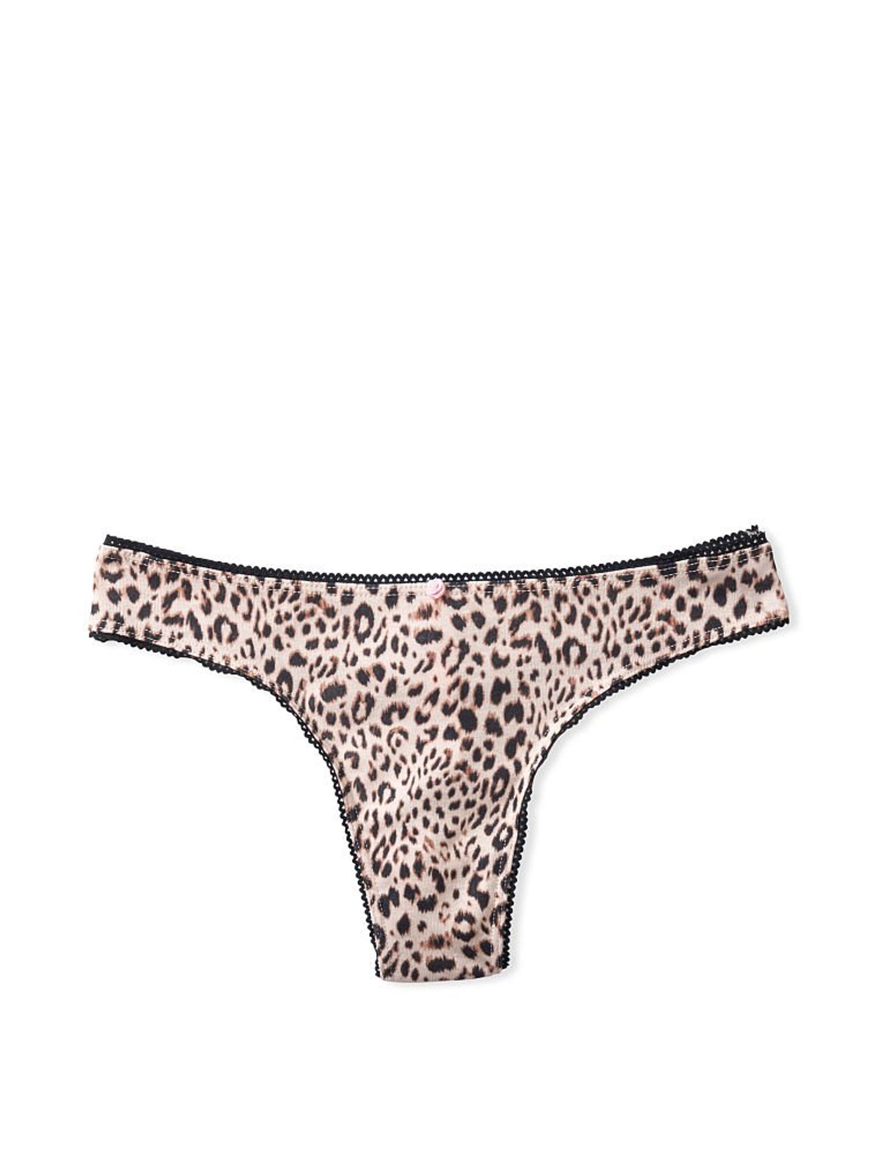 Leopard Love Cotton Thong Knickers - Image 3 of 3