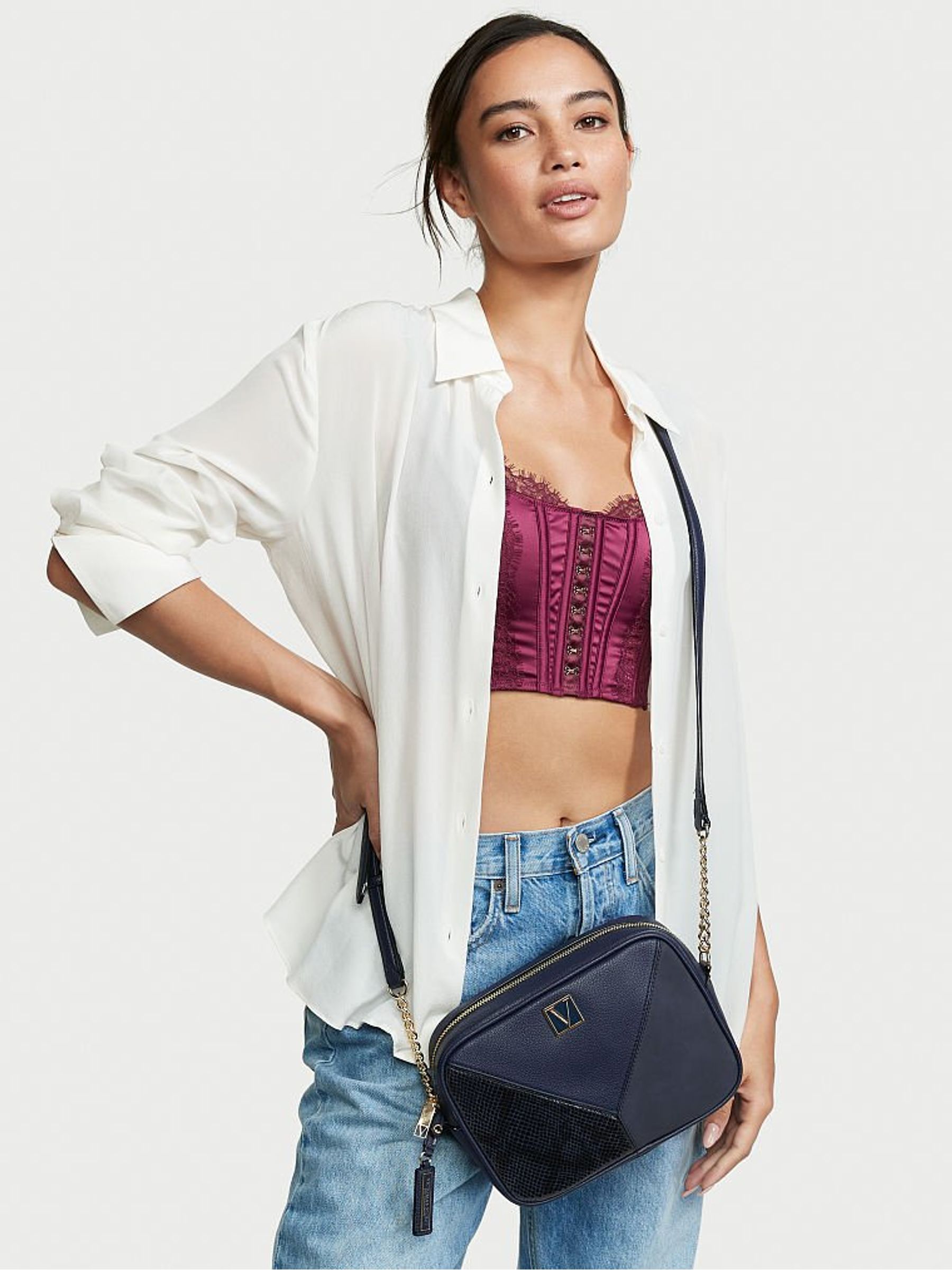 Midnight Blue Crossbody Bag - Image 4 of 4