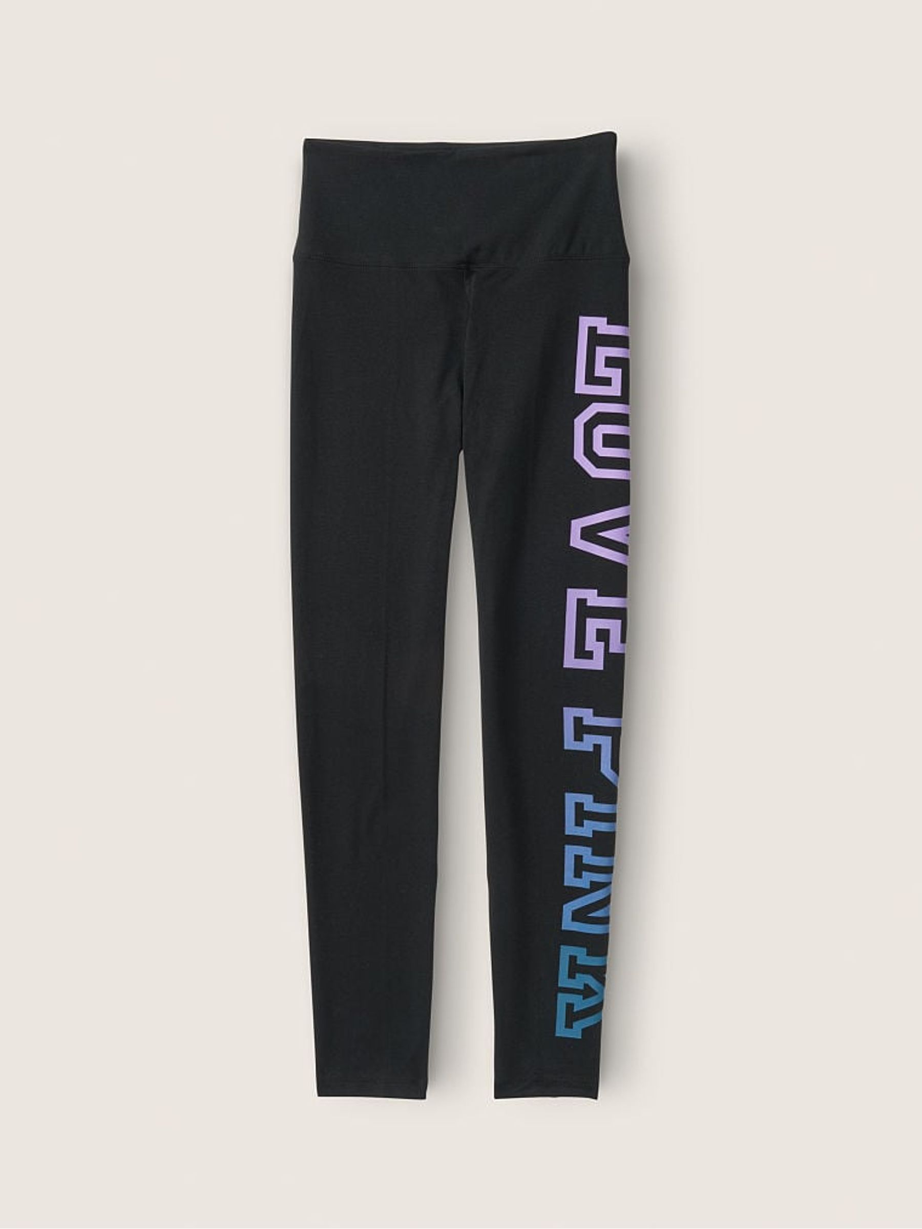 Black Cotton High Waist Full Length Legging - Image 1 of 1