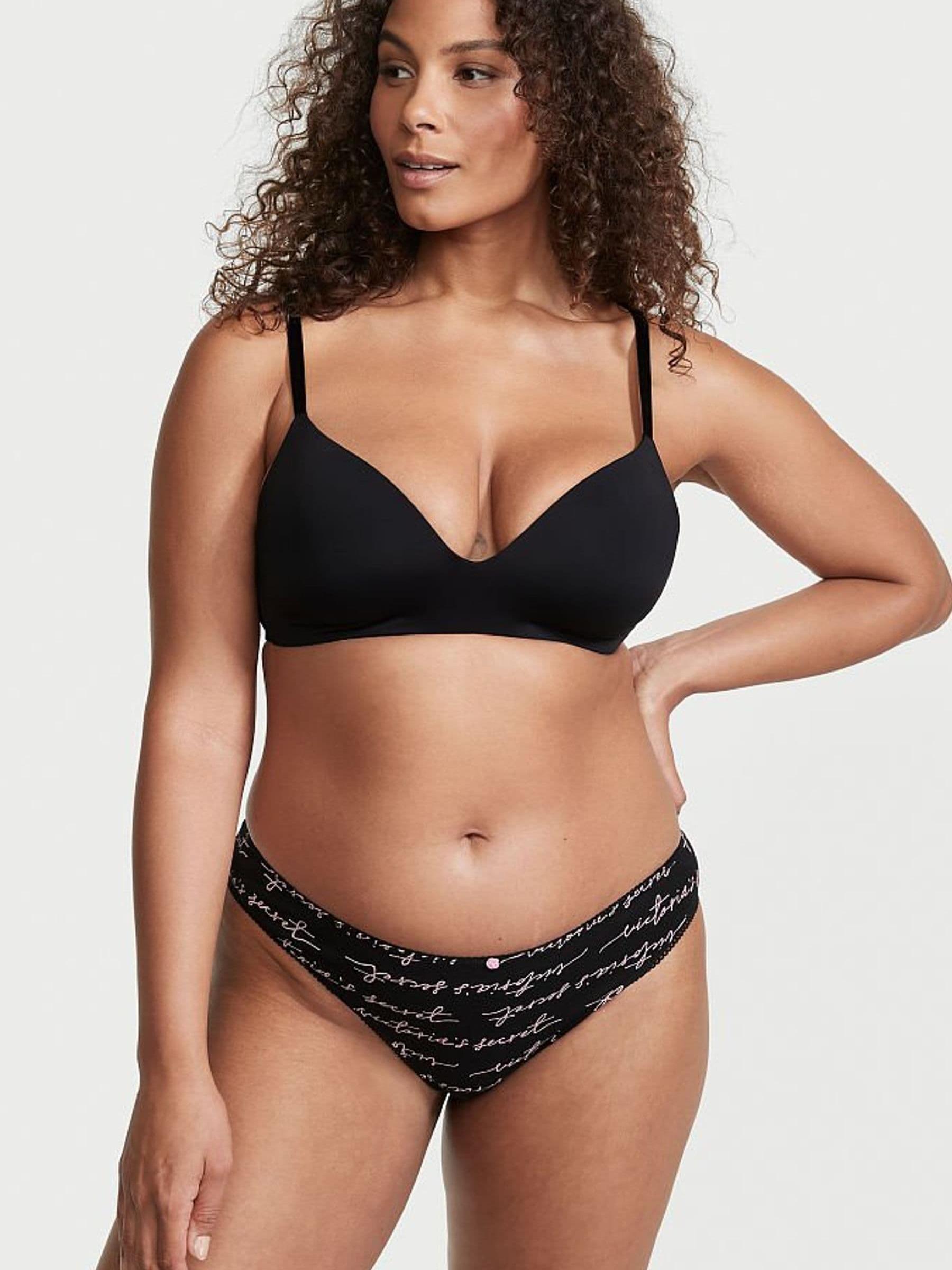 Black Sign Me Up Cotton Bikini Knickers - Image 1 of 3
