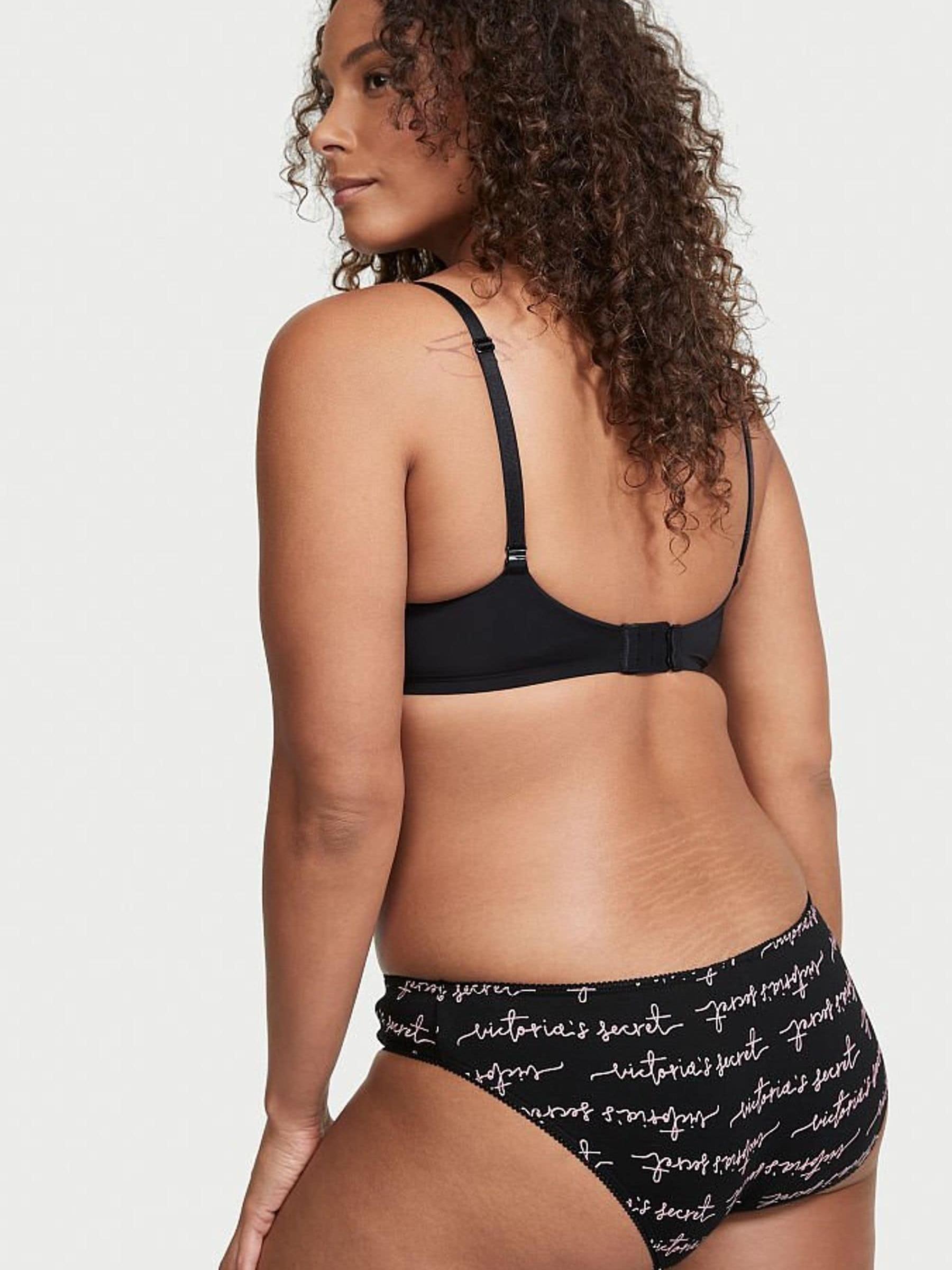 Black Sign Me Up Cotton Bikini Knickers - Image 2 of 3