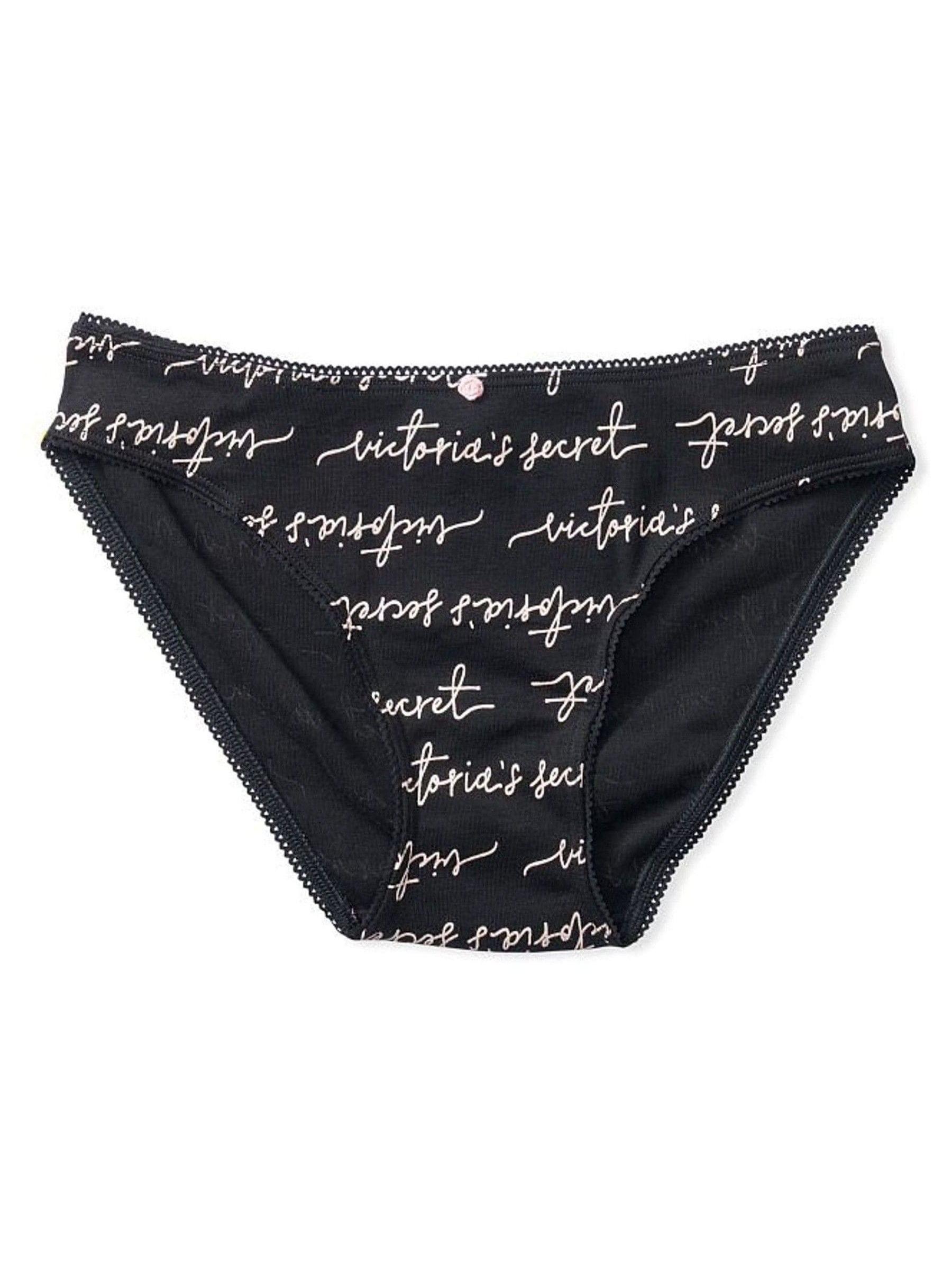 Black Sign Me Up Cotton Bikini Knickers - Image 3 of 3