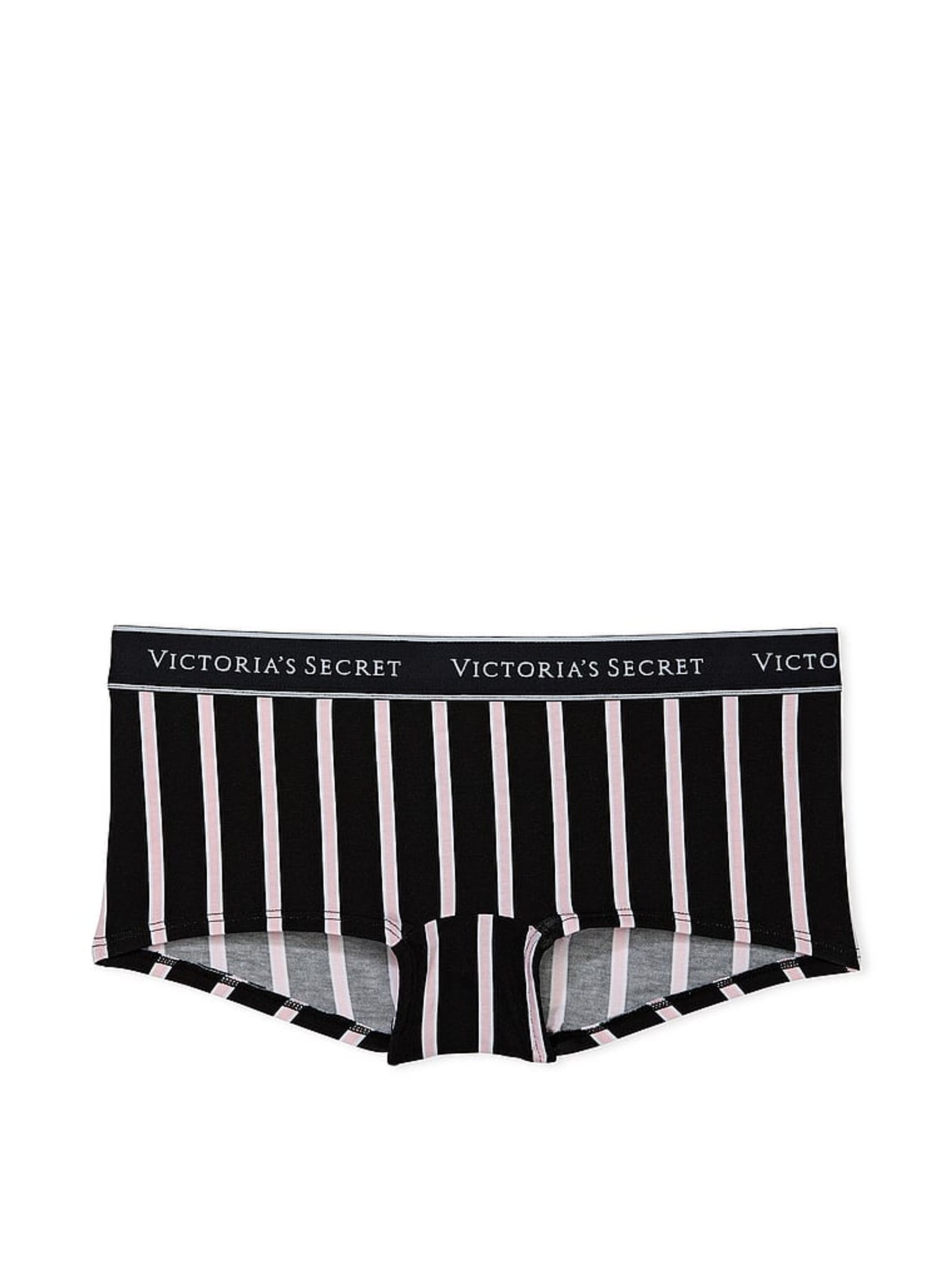 Black Small Classic Stripe Short Logo Knickers - Image 3 of 3