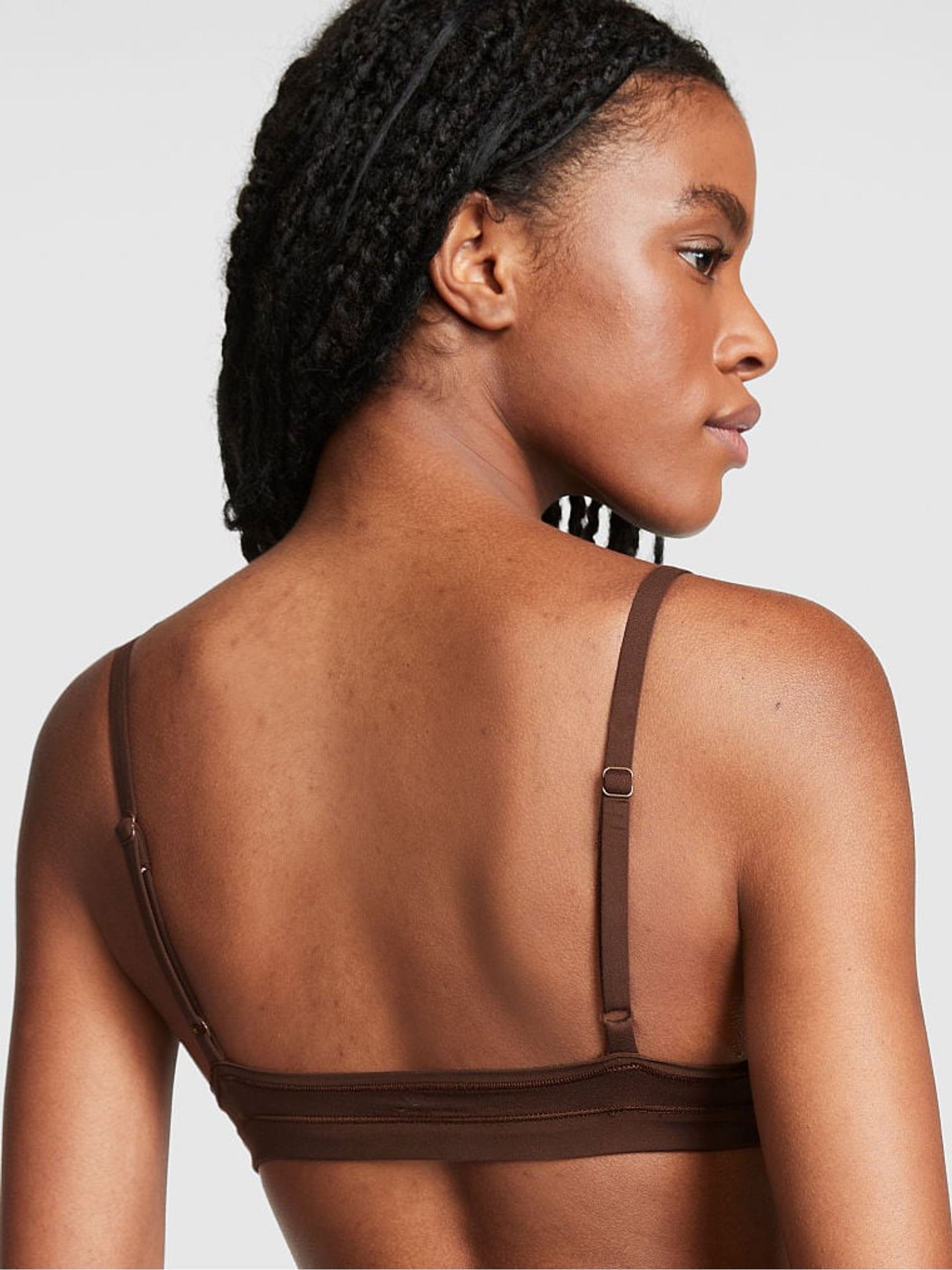 Ganache Nude Triangle Bralette - Image 2 of 3