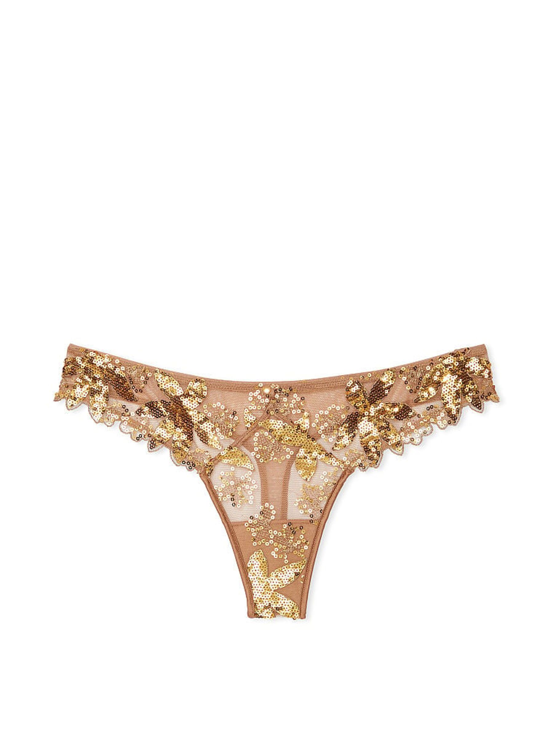 Gold Thong Knickers - Image 2 of 2