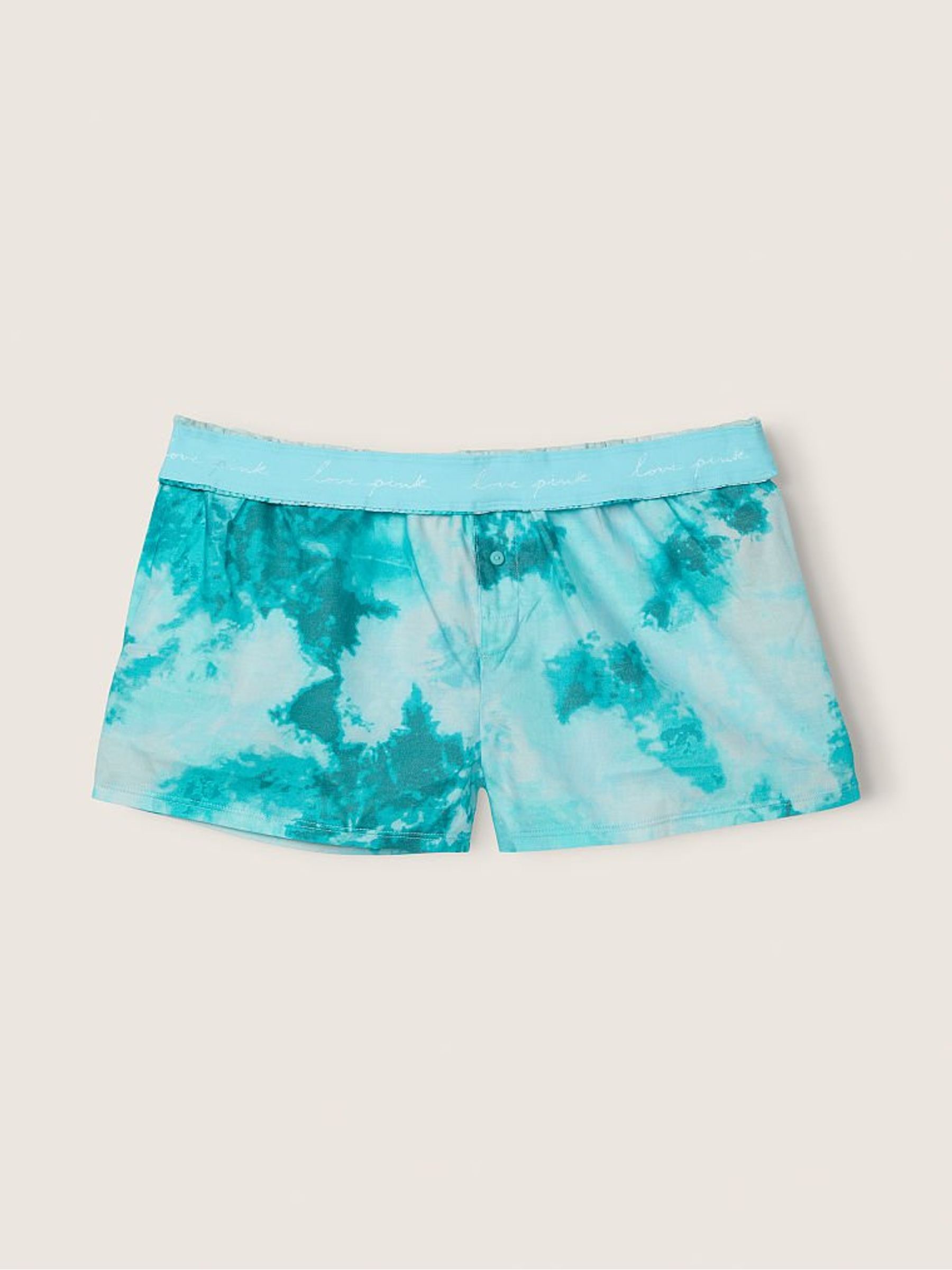 Blue Breeze Tie Dye Flannel Pyjama Short - Image 3 of 4