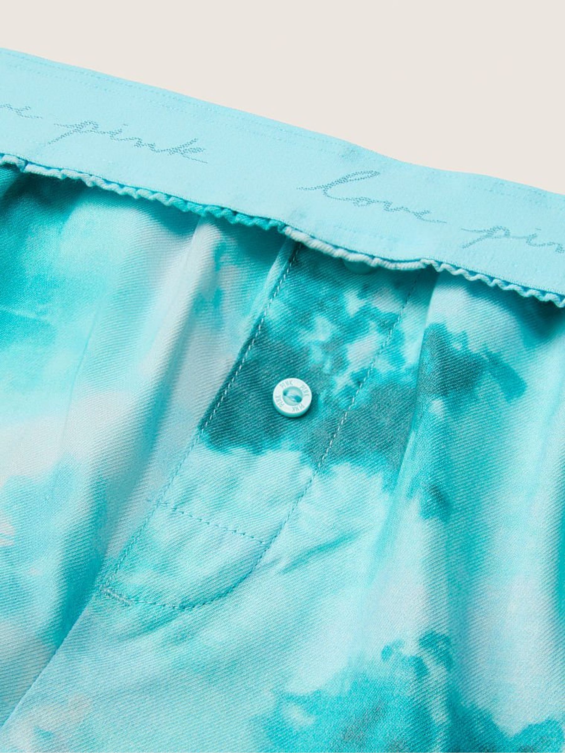 Blue Breeze Tie Dye Flannel Pyjama Short - Image 4 of 4