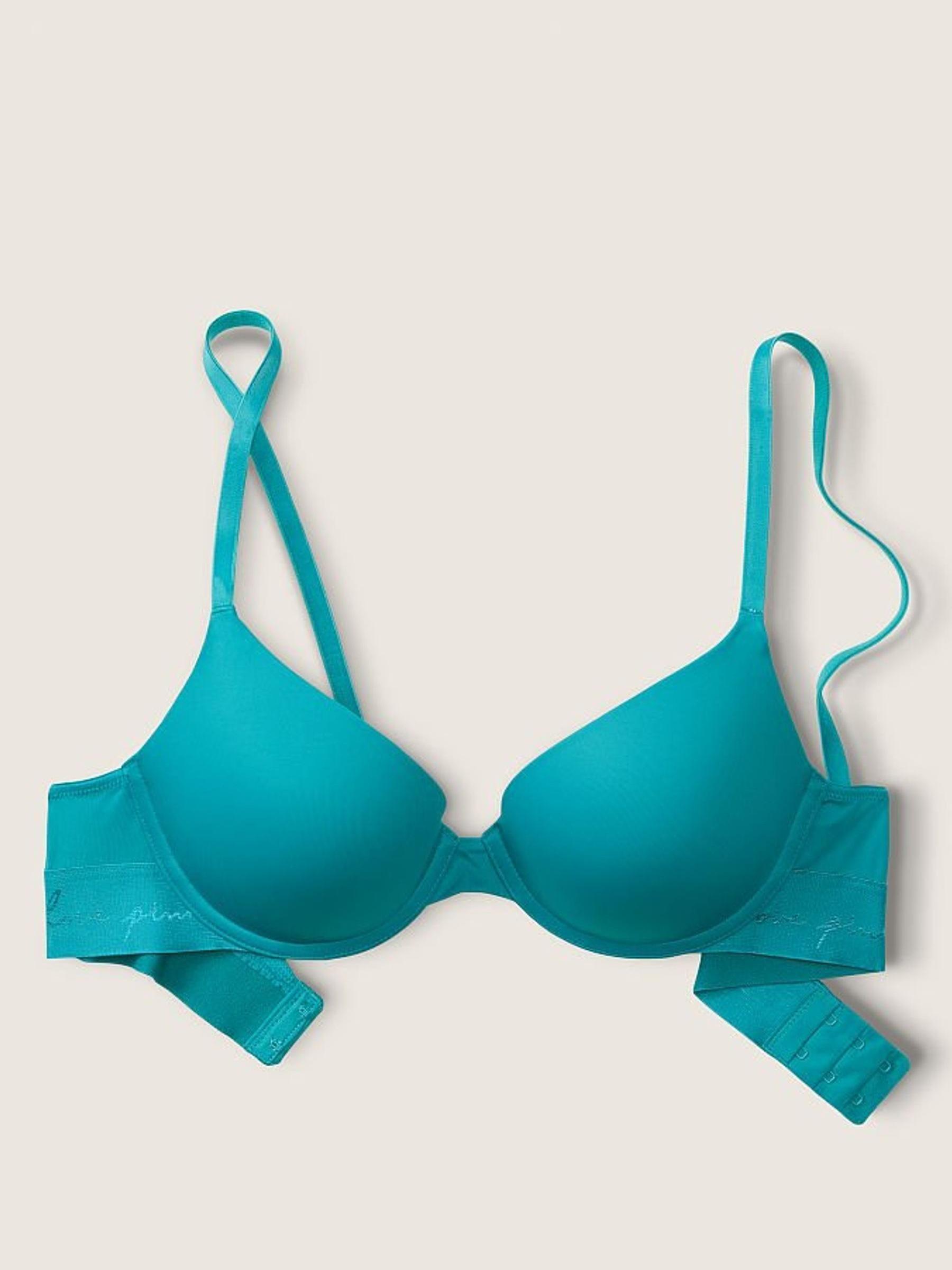 Timeless Teal Aqua Smooth Push Up T-Shirt Bra - Image 1 of 3