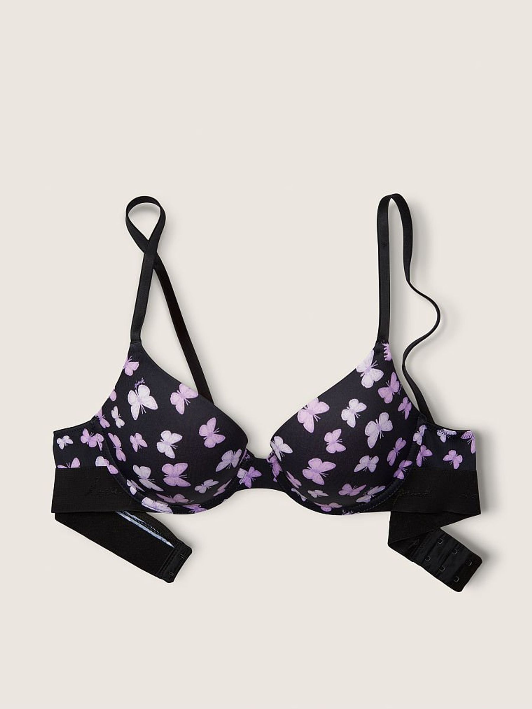 Black Smooth Push Up T-Shirt Bra - Image 1 of 3 Black Smooth Push Up T-Shirt Bra - Image 1 of 3