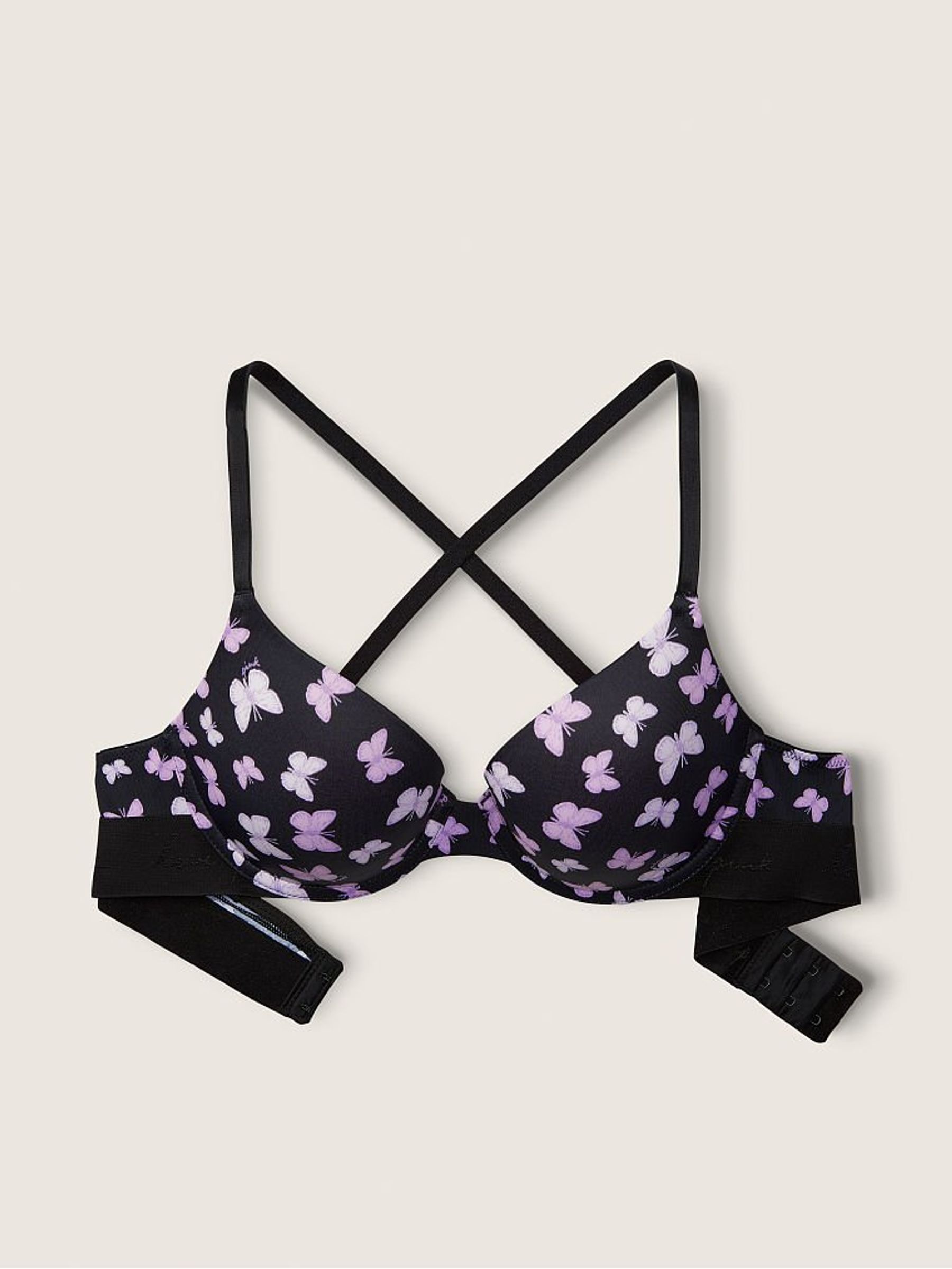 Black Smooth Push Up T-Shirt Bra - Image 2 of 3 Black Smooth Push Up T-Shirt Bra - Image 2 of 3
