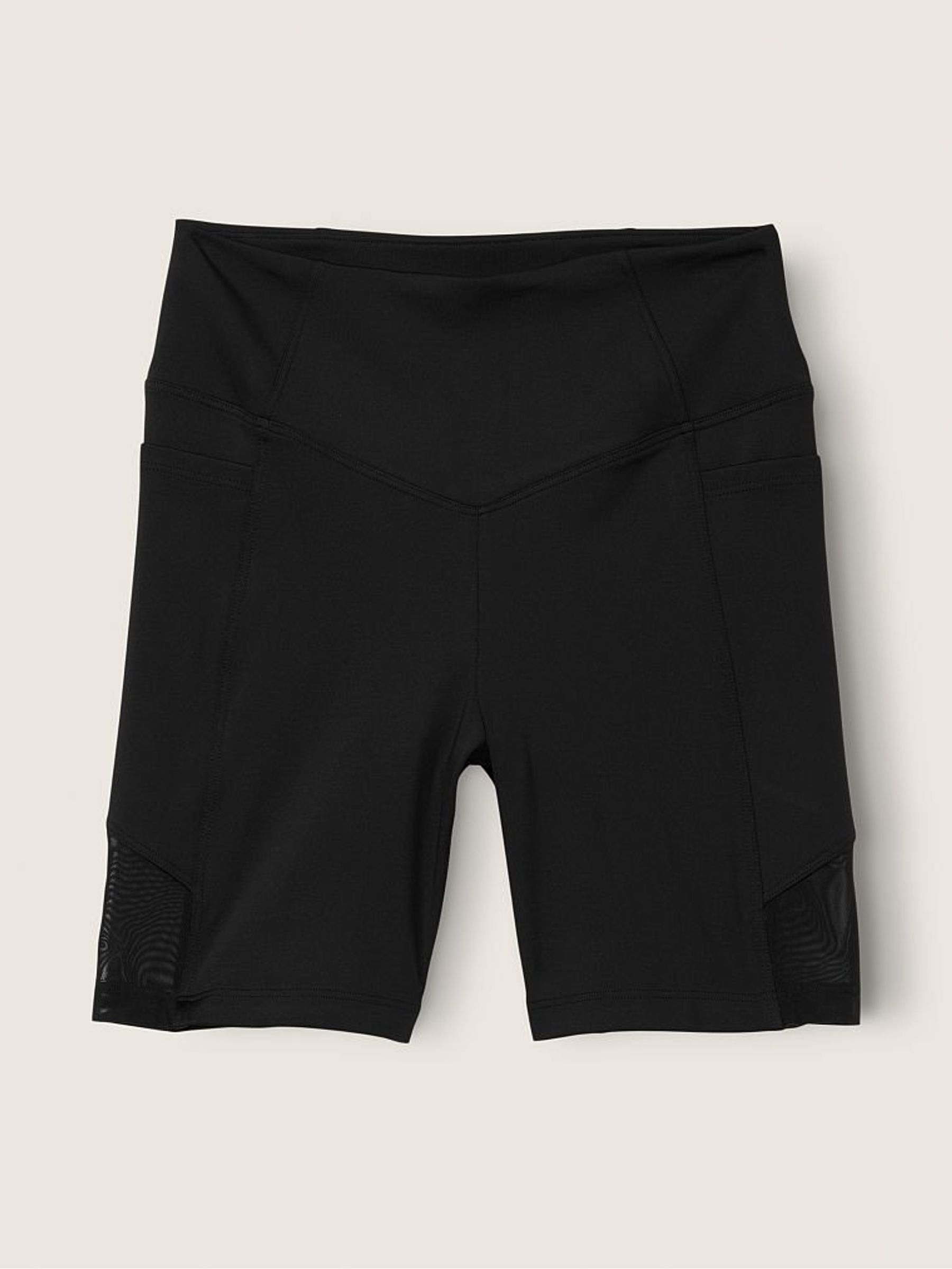 Pure Black High Waist Cycling Short - Image 3 of 4