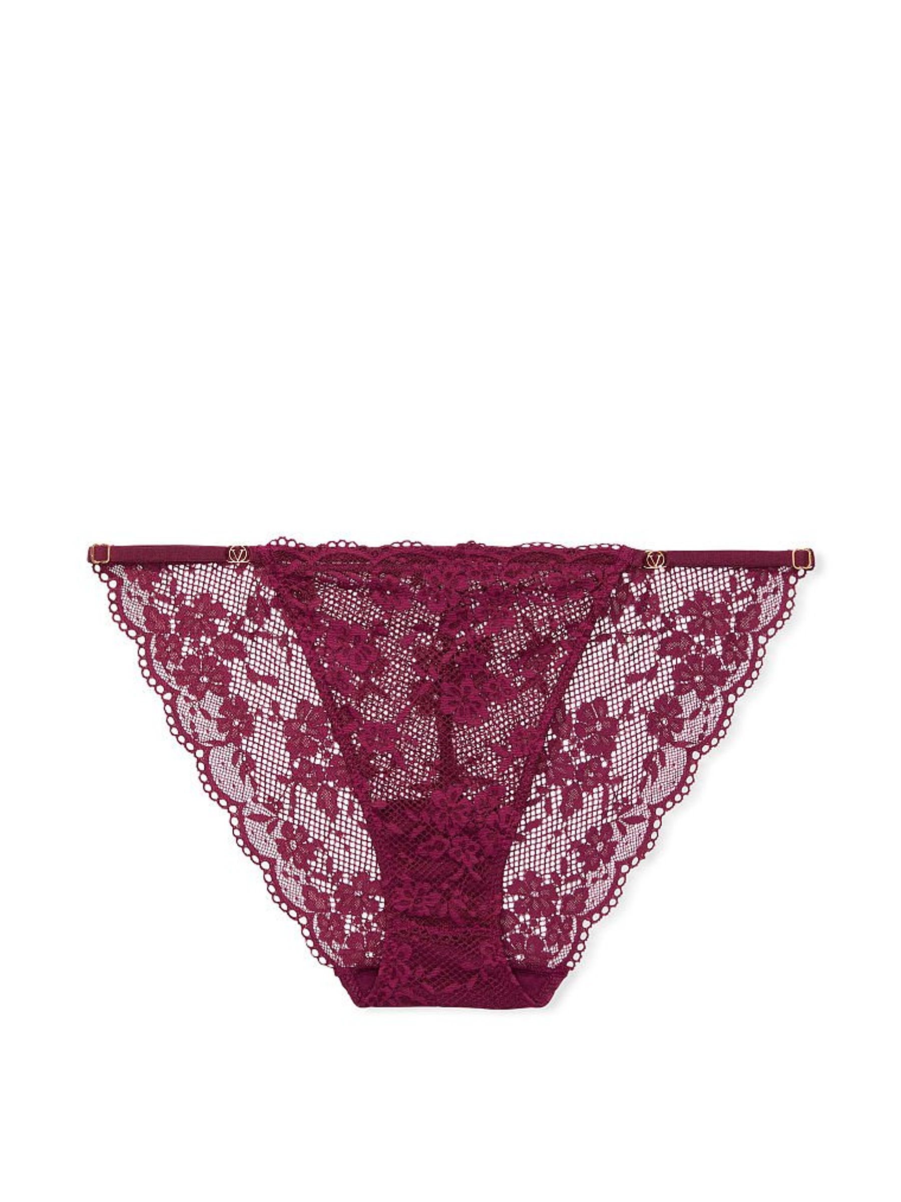 Kir Red Lace Bikini Knickers - Image 4 of 4