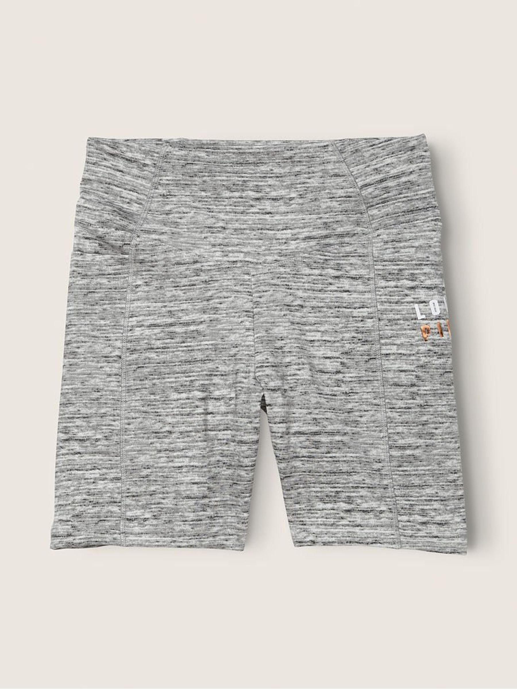 Heather White Tiger Ultimate V High Waist " Bike Short - Image 1 of 2
