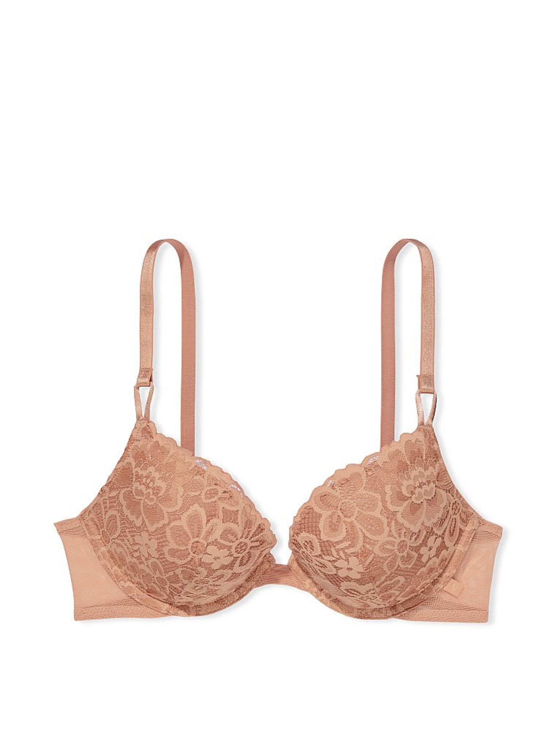 Sweet Praline Nude Lace T-Shirt Push Up Bra - Image 3 of 3
