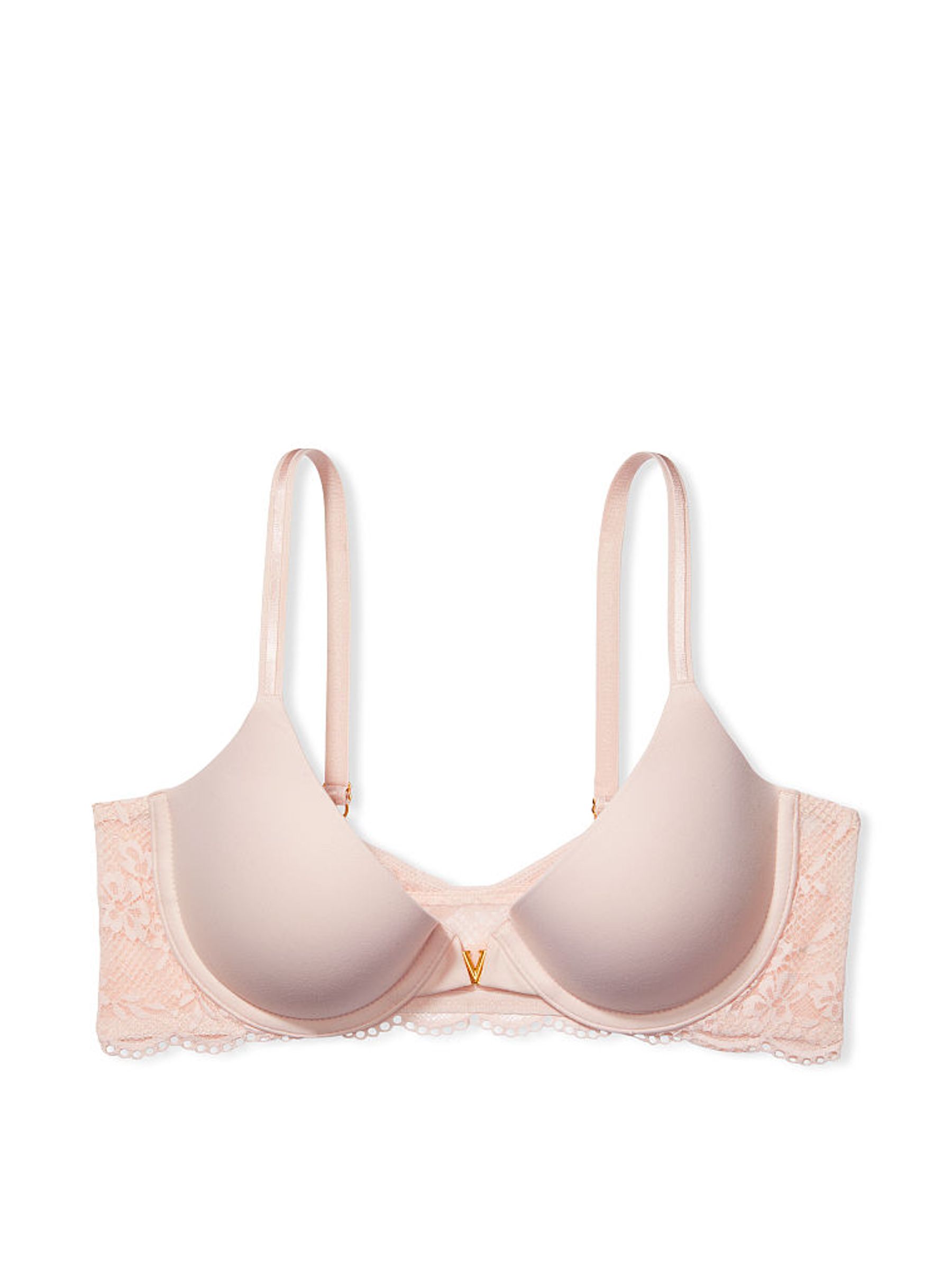 Pink Fizz Front Fastening Lightly Lined Demi Bra - Image 3 of 4