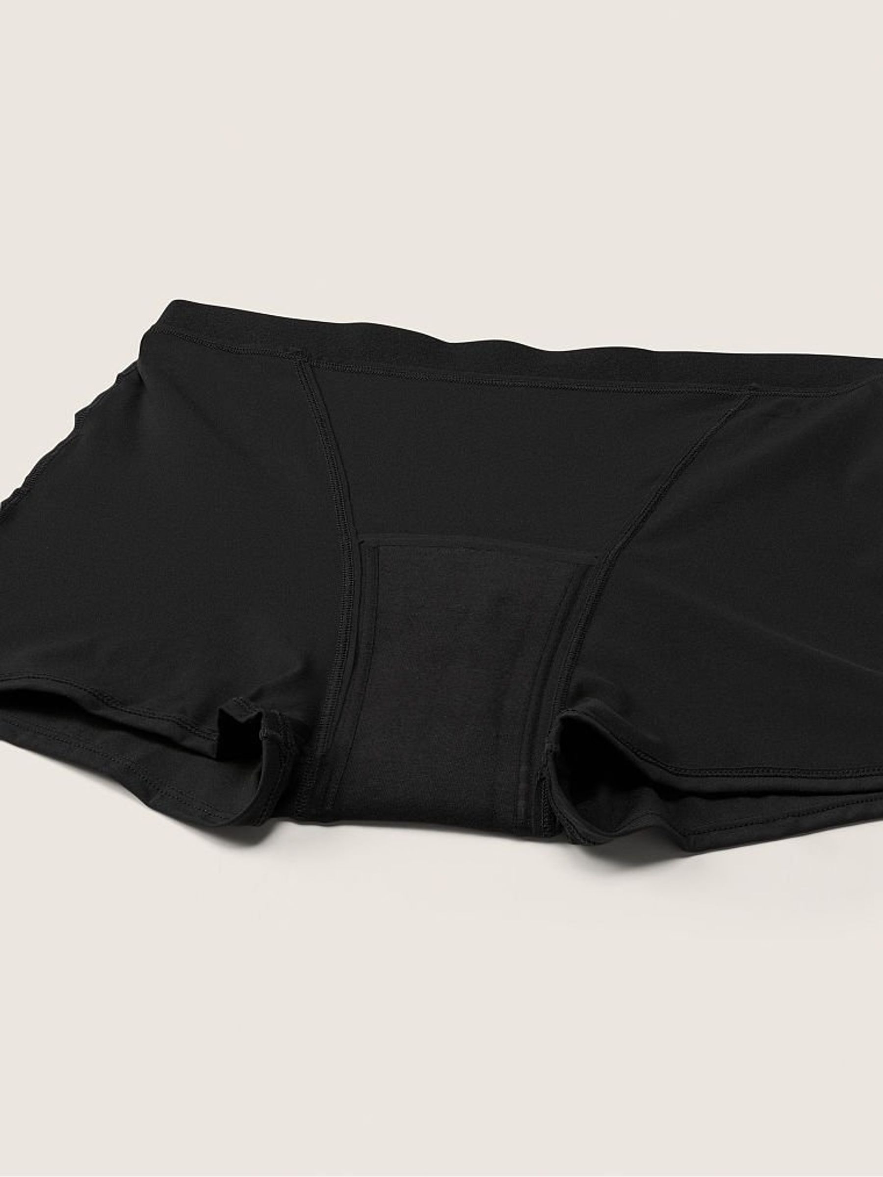 Pure Black Short Period Pant Knickers - Image 4 of 4