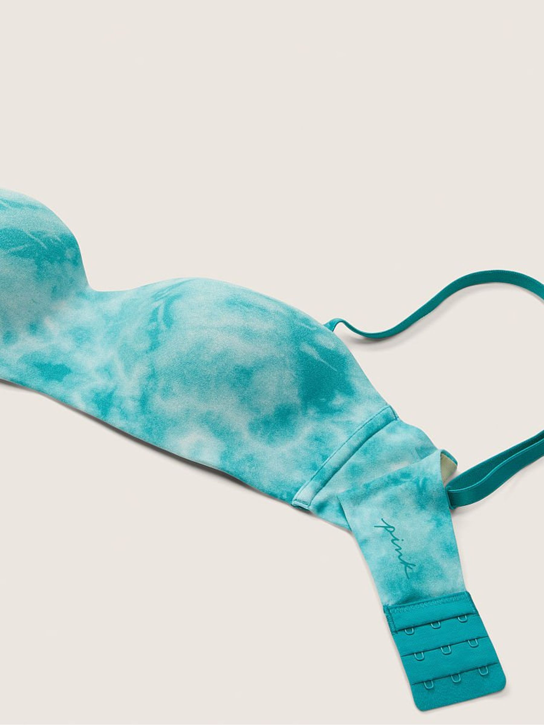 Tie Dye Blue Smooth Lightly Lined Multiway Strapless Bralette - Image 6 of 6