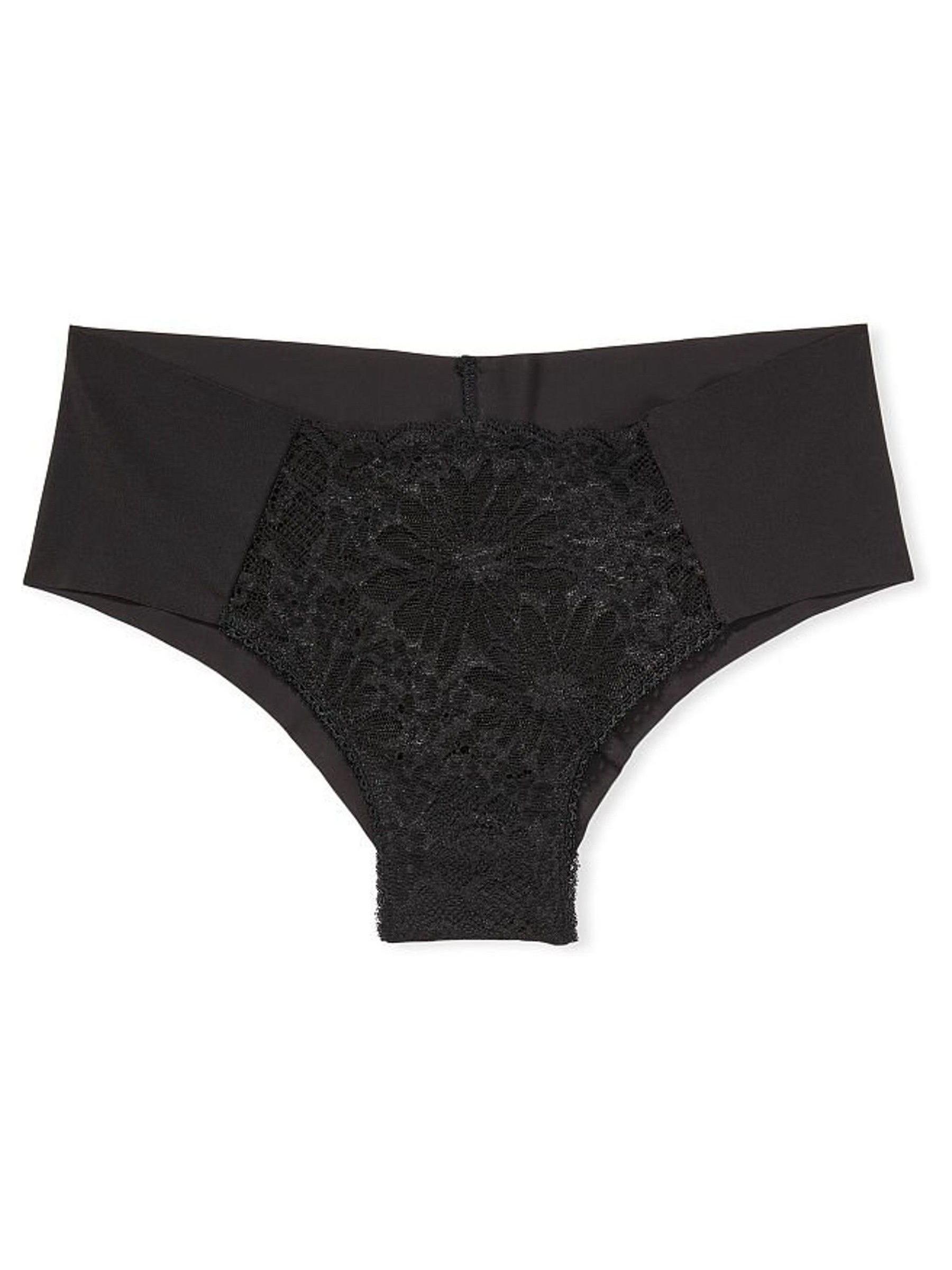 Black Lace No Show Cheeky Panty - Image 3 of 3