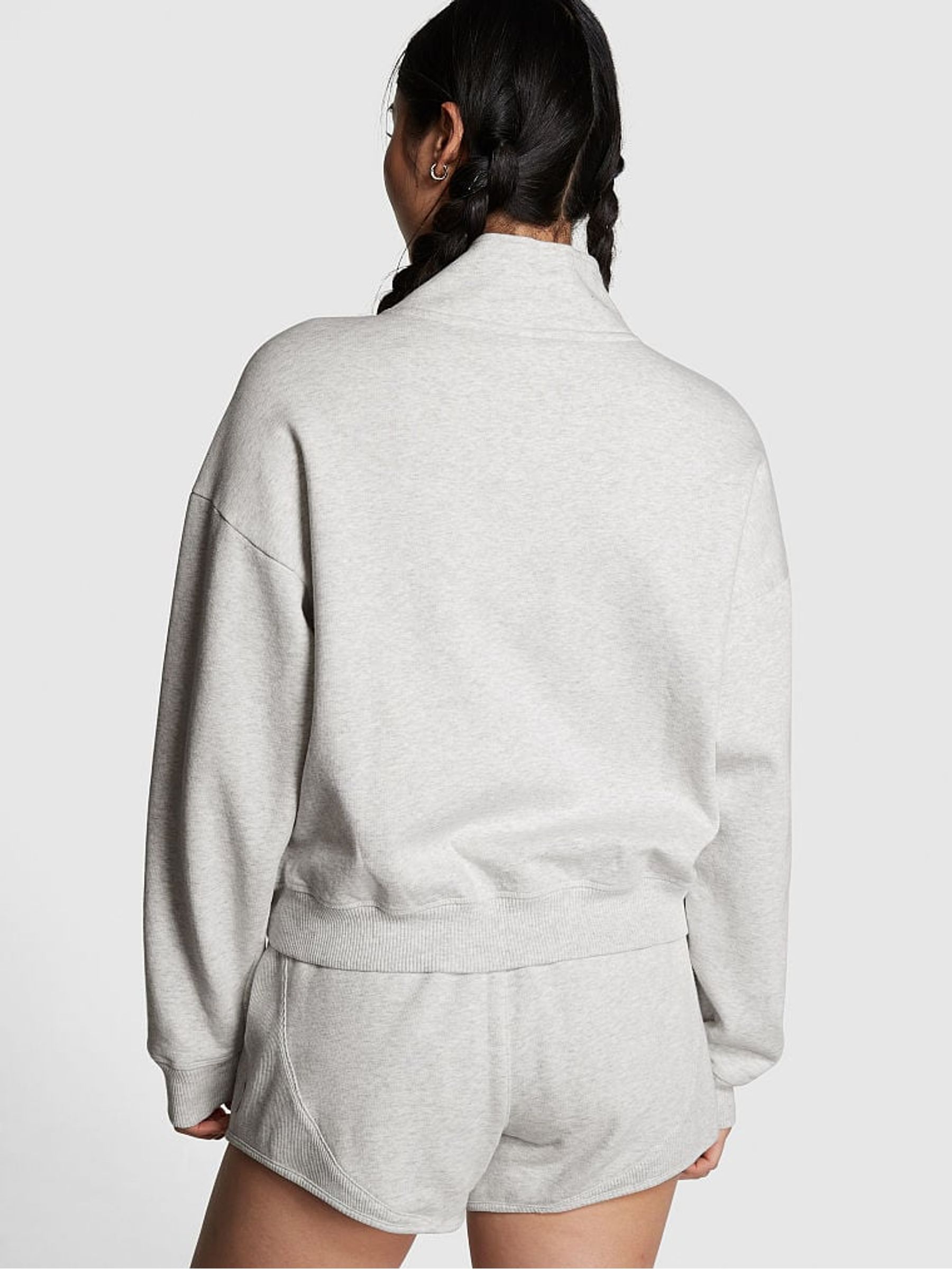 Heather Grey Fleece Sweatshirt - Image 2 of 4