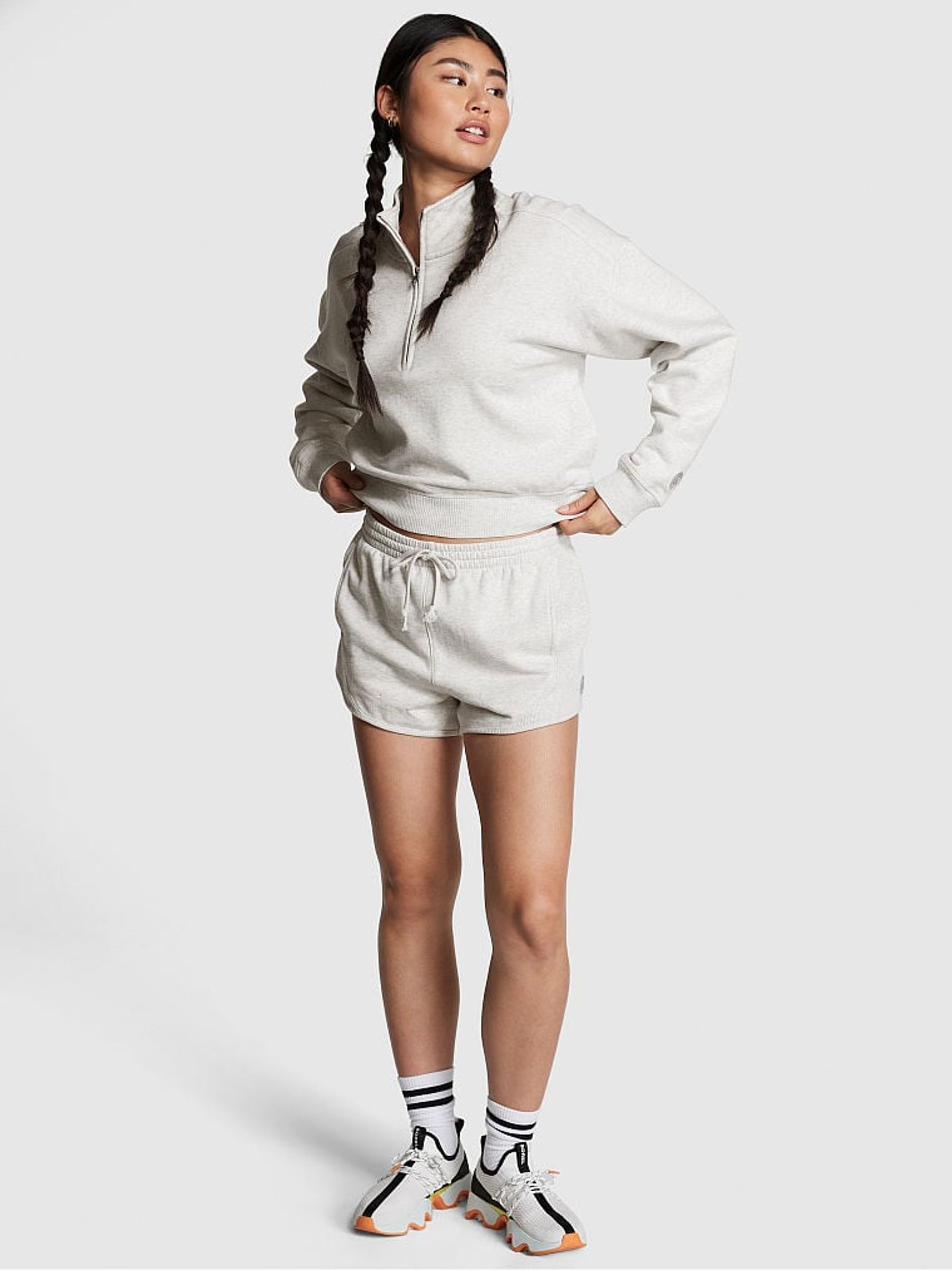 Heather Grey Fleece Sweatshirt - Image 3 of 4
