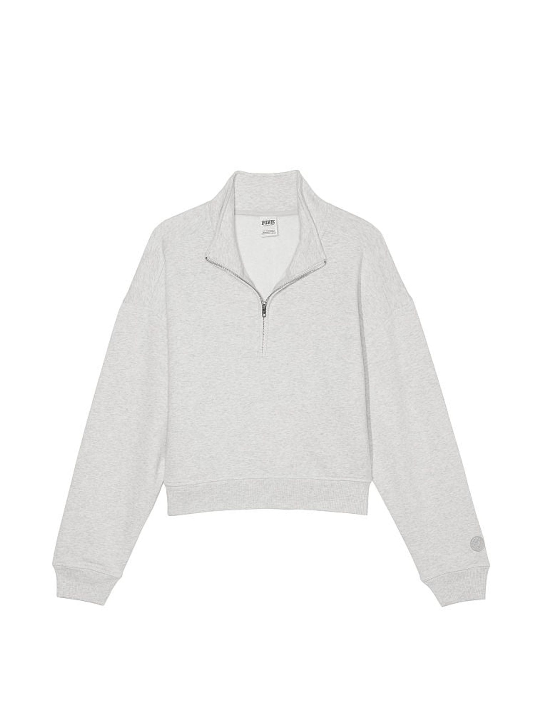 Heather Grey Fleece Sweatshirt - Image 4 of 4