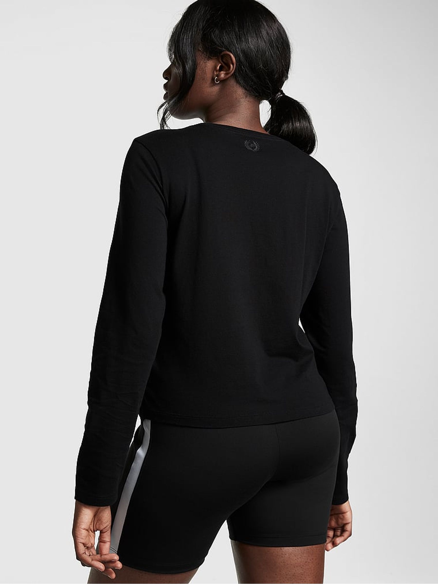 Pure Black Long Sleeve Dreamer T-Shirt - Image 2 of 4