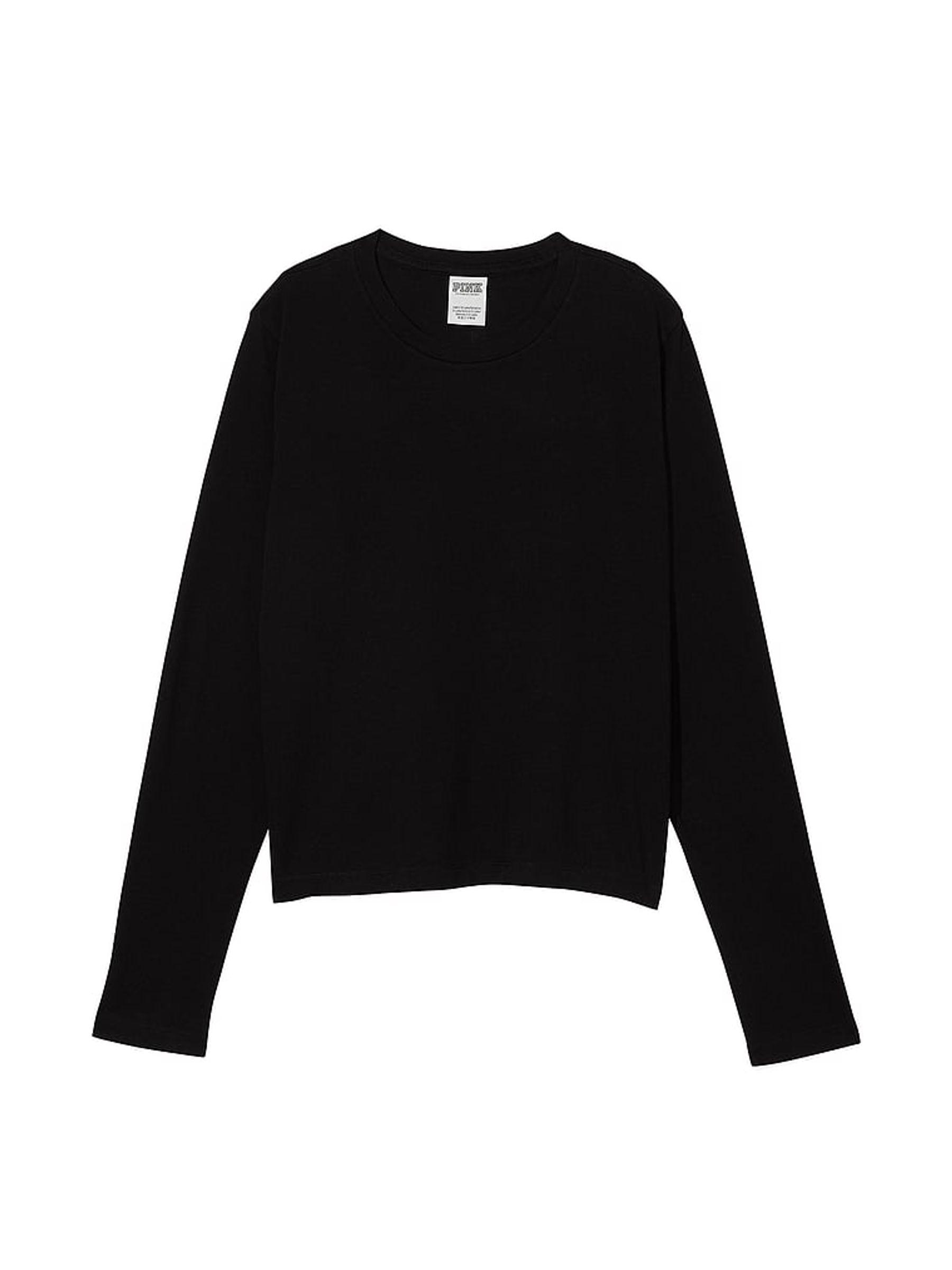 Pure Black Long Sleeve Dreamer T-Shirt - Image 4 of 4