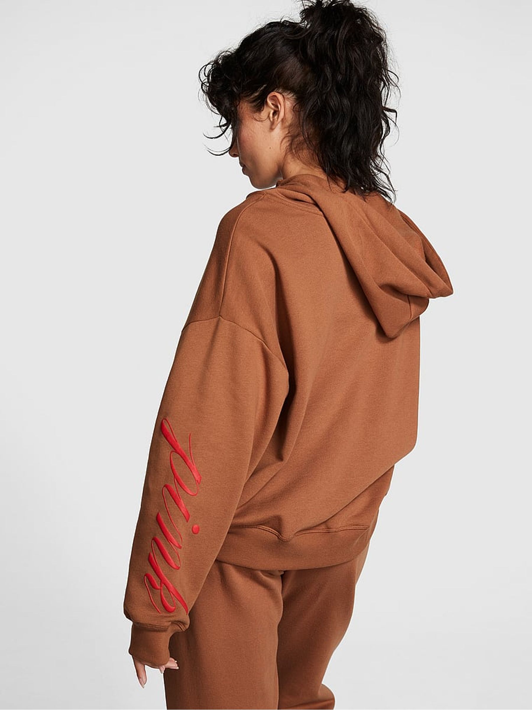 Caramel Kiss Brown Oversized Hoodie - Image 2 of 3