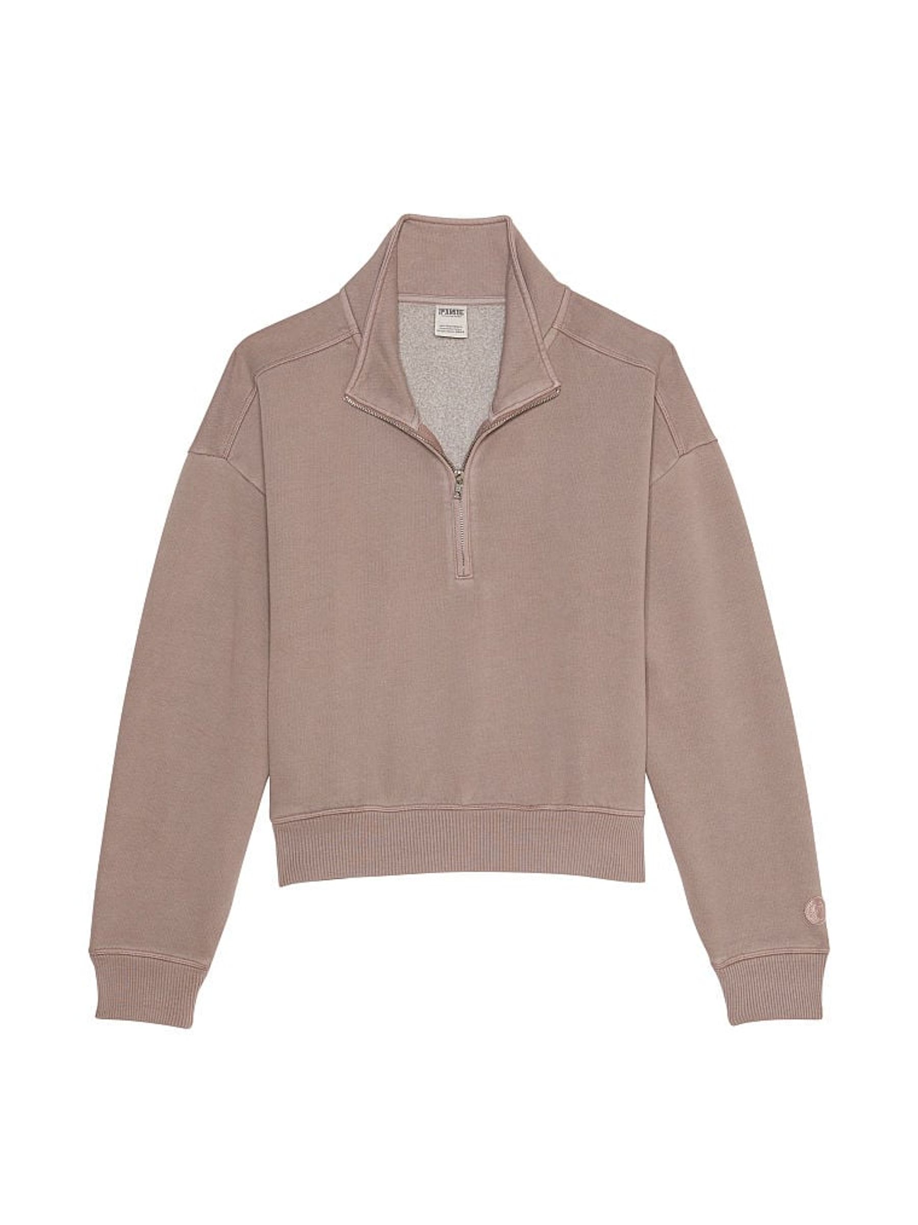 Iced Coffee Brown Fleece Sweatshirt - Image 4 of 4