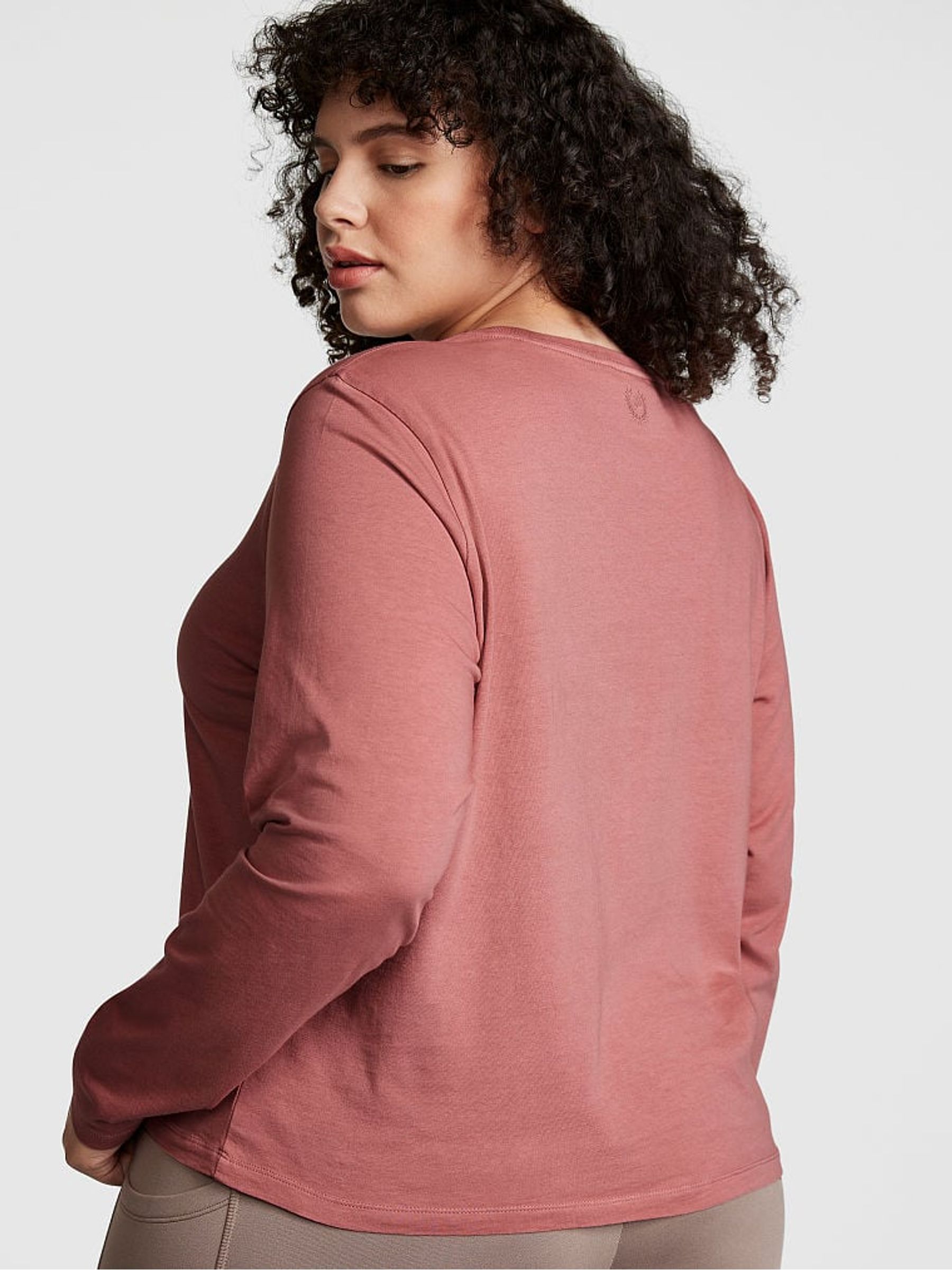Soft Begonia Pink Long Sleeve Dreamer T-Shirt - Image 2 of 3
