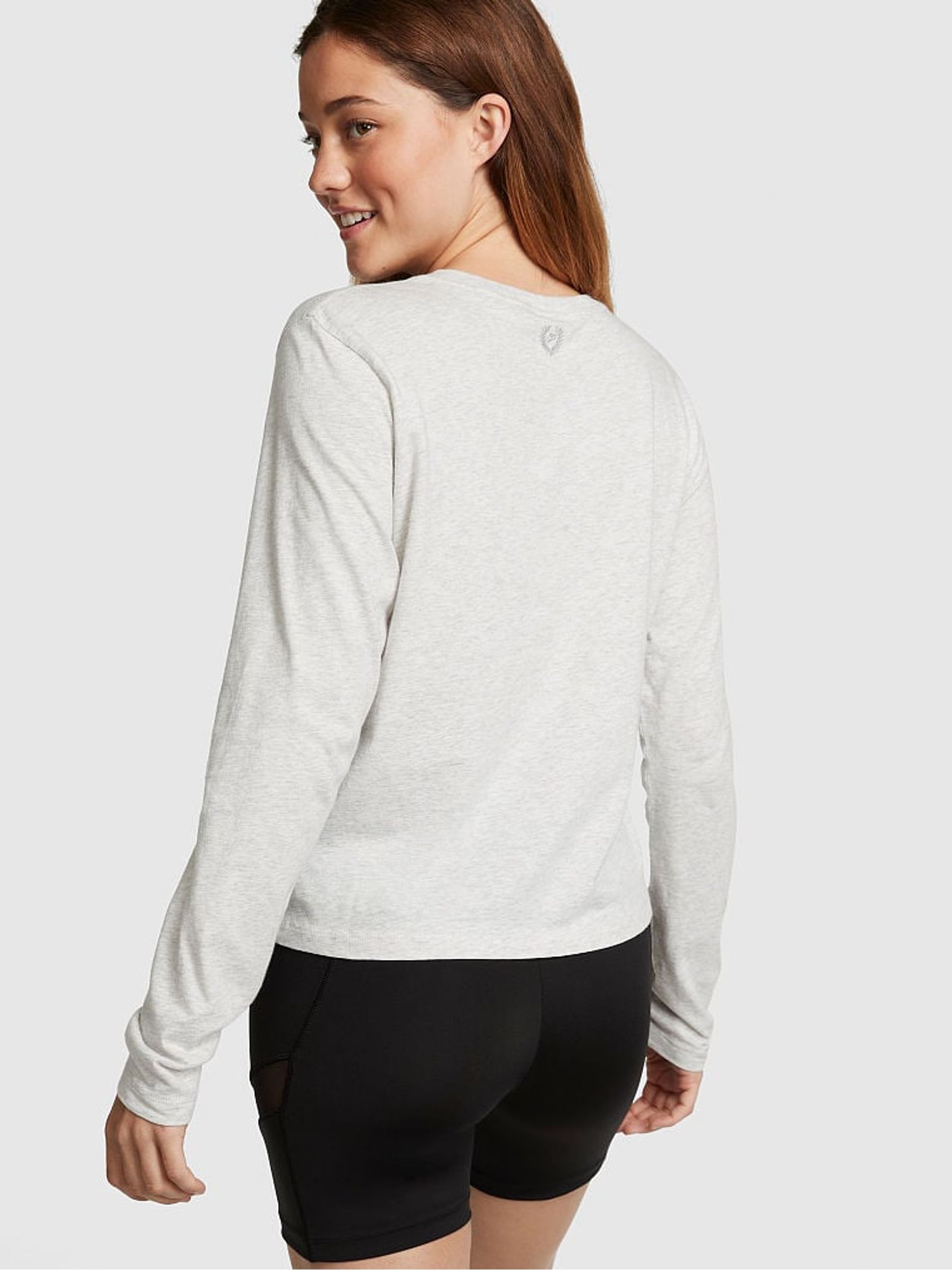 Heather Grey Long Sleeve Dreamer T-Shirt - Image 2 of 3