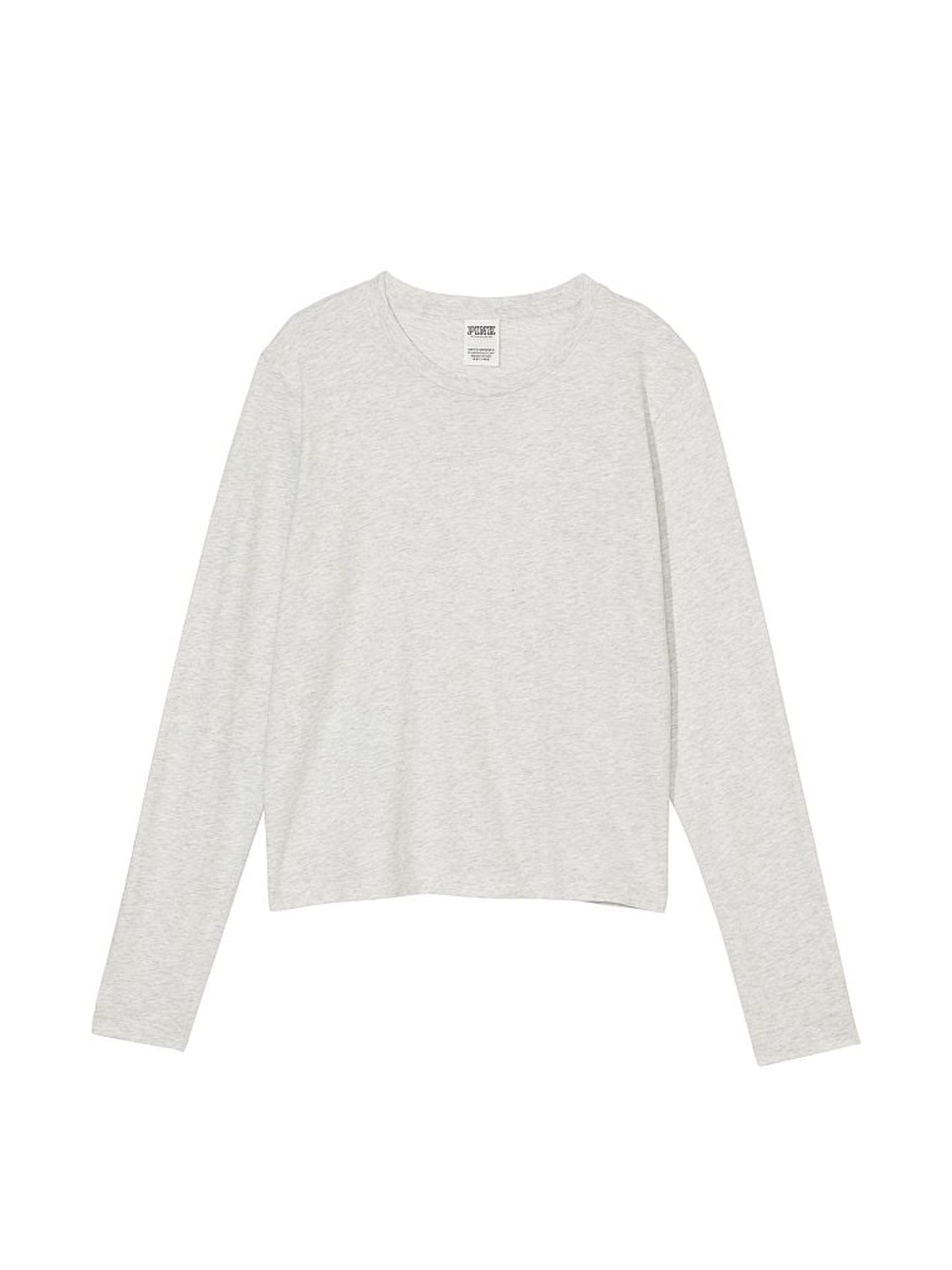 Heather Grey Long Sleeve Dreamer T-Shirt - Image 3 of 3
