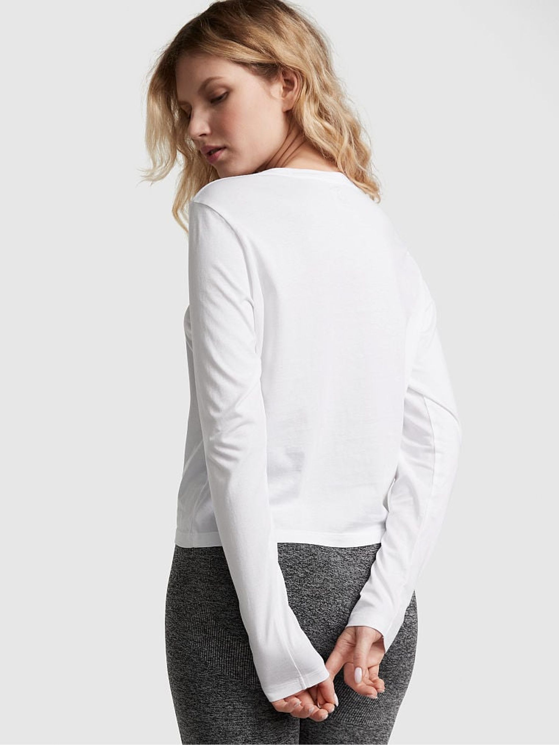 Optic White Long Sleeve Dreamer T-Shirt - Image 2 of 3