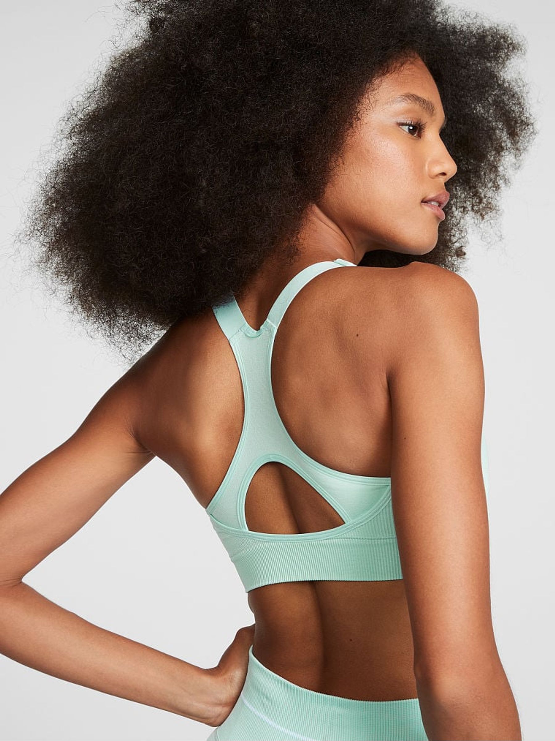 Opal Blue Seamless Air Sports Bra - Image 2 of 3