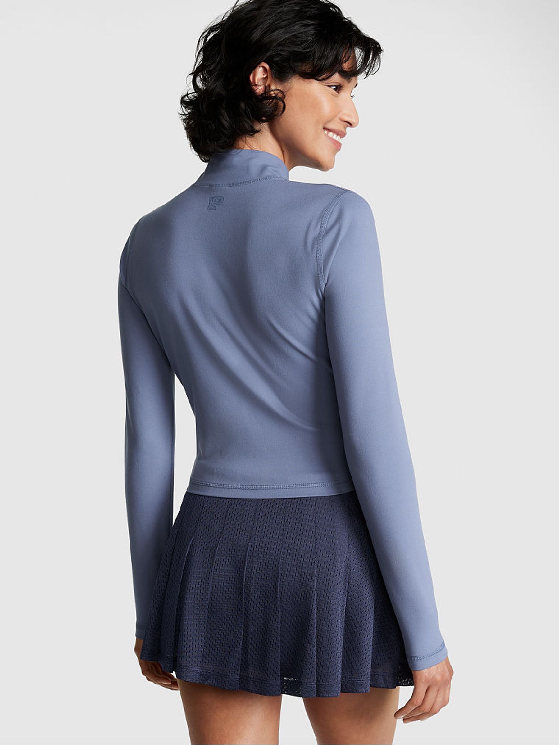 Dusty Iris Blue Active Full Zip Jacket - Image 2 of 3