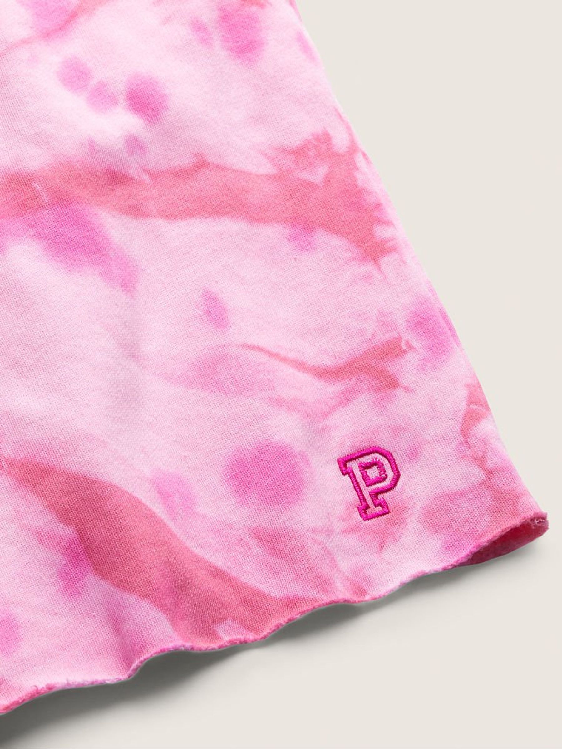 Pink Daisy Spiral Tie Dye Dad Short - Image 4 of 4 Pink Daisy Spiral Tie Dye Dad Short - Image 4 of 4
