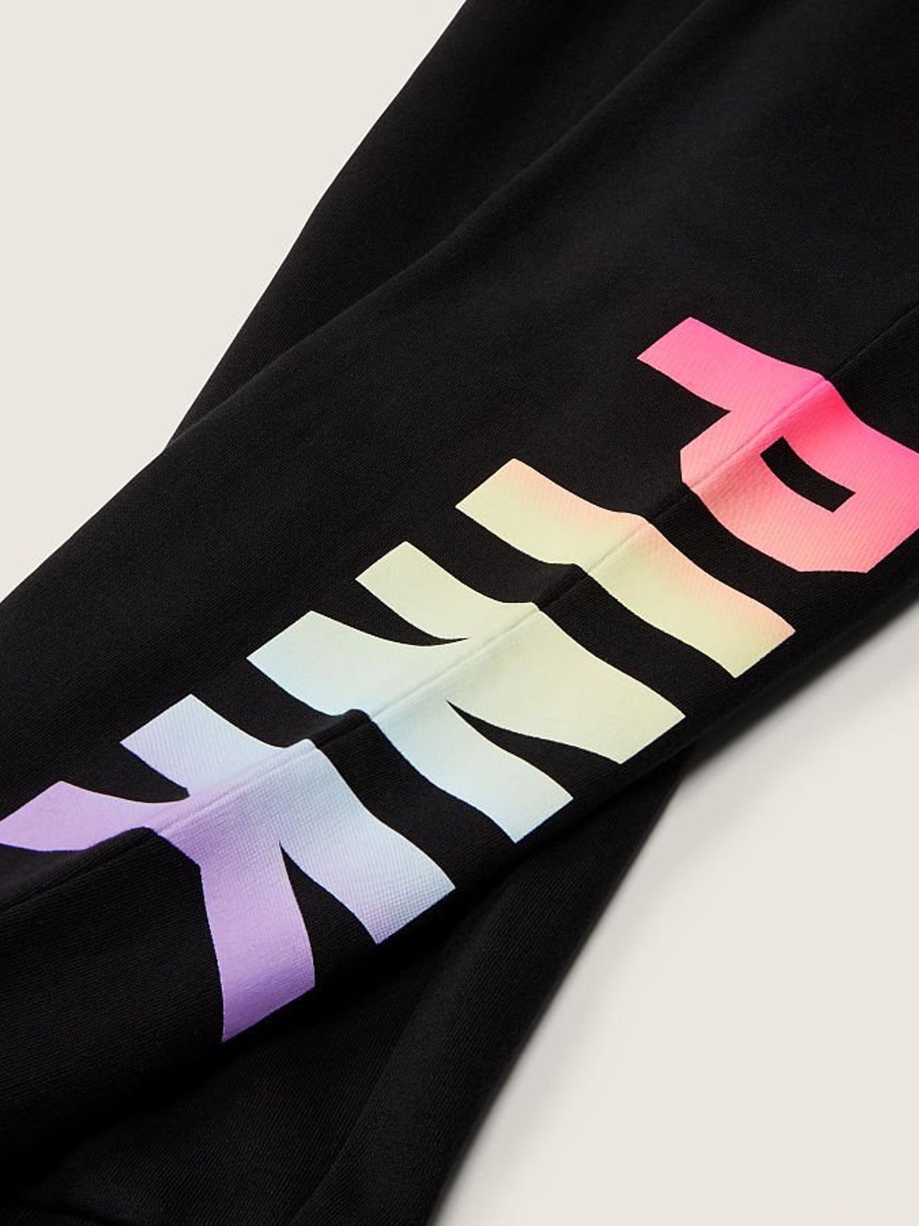 Pure Black With Gradient Classic Logo Everyday Lounge Jogger - Image 4 of 4