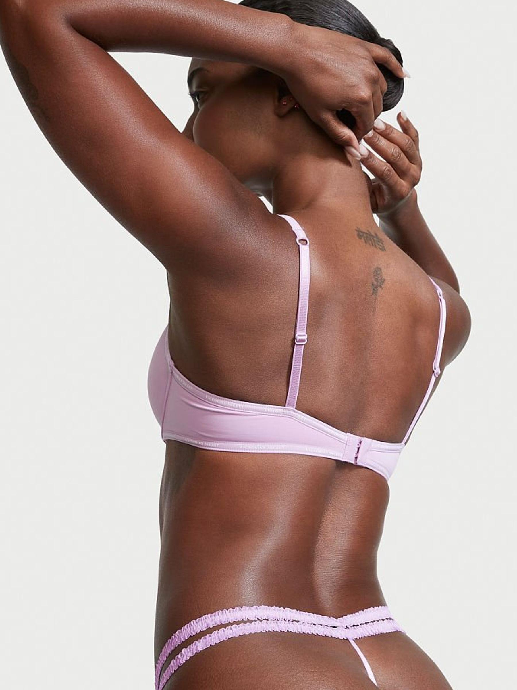 Unicorn Purple Cotton Heartbreaker G String Knickers - Image 2 of 3