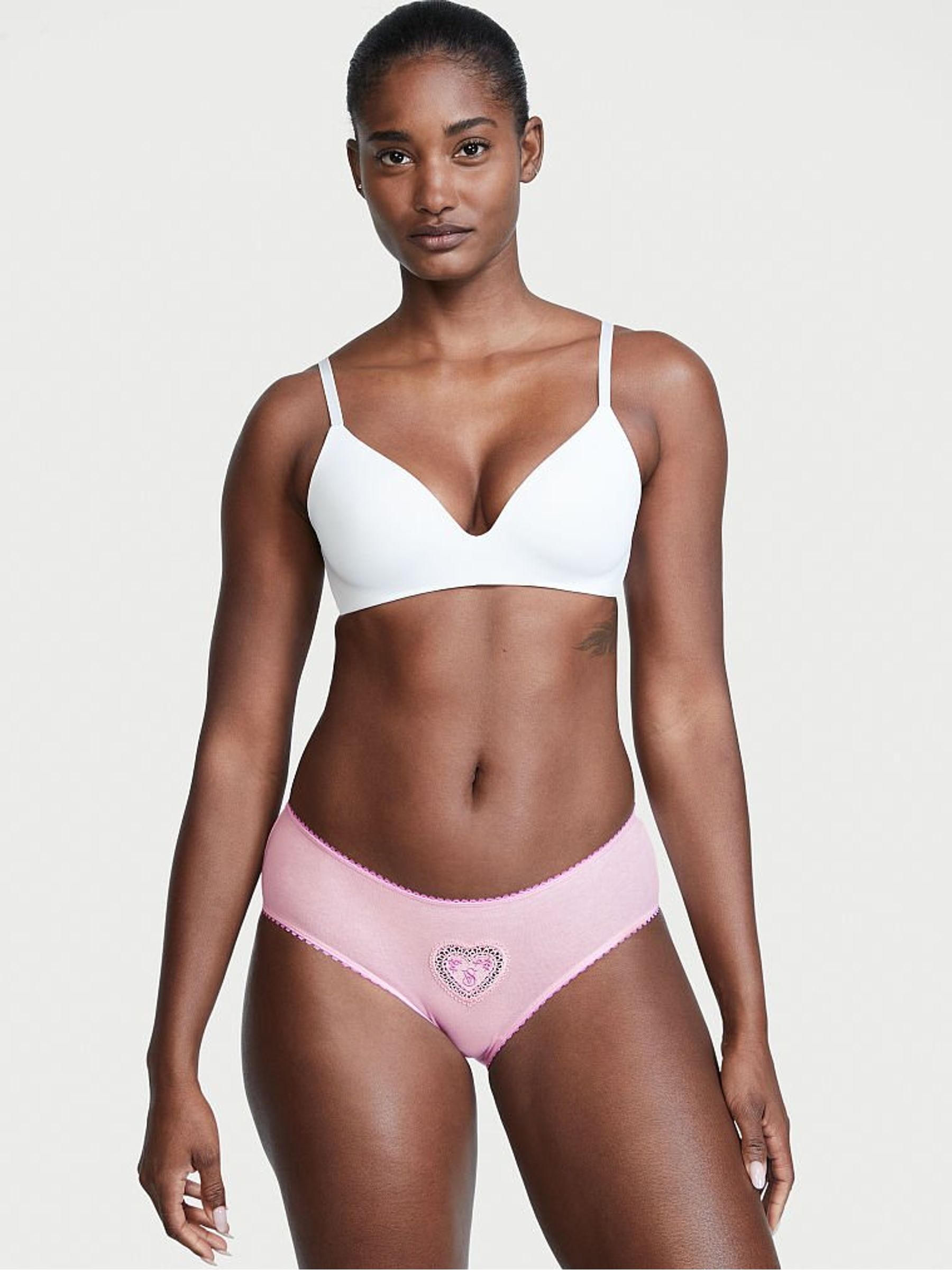 Lilac Pink Cross My Heart Hipster Knickers - Image 1 of 3