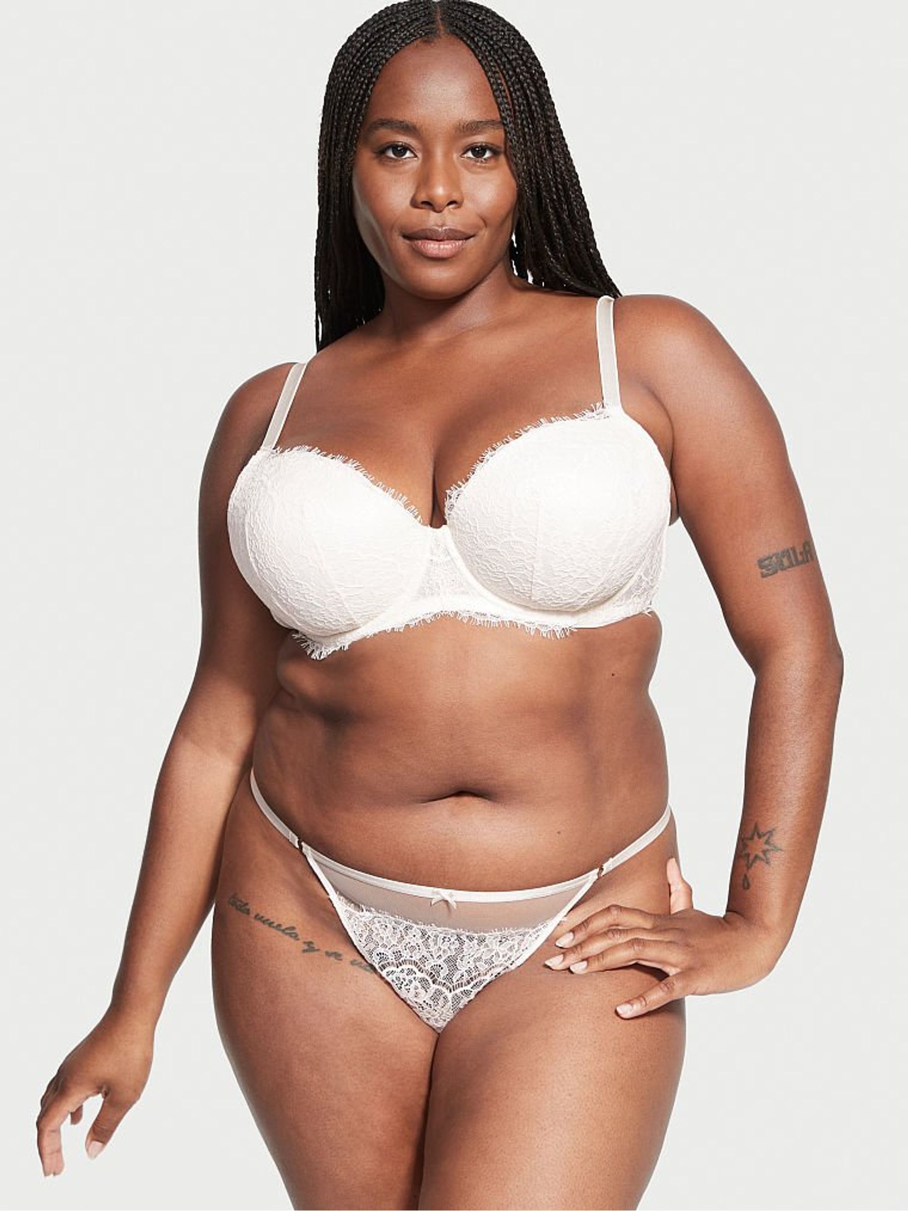 White Coconut Lace Bra - Image 1 of 3