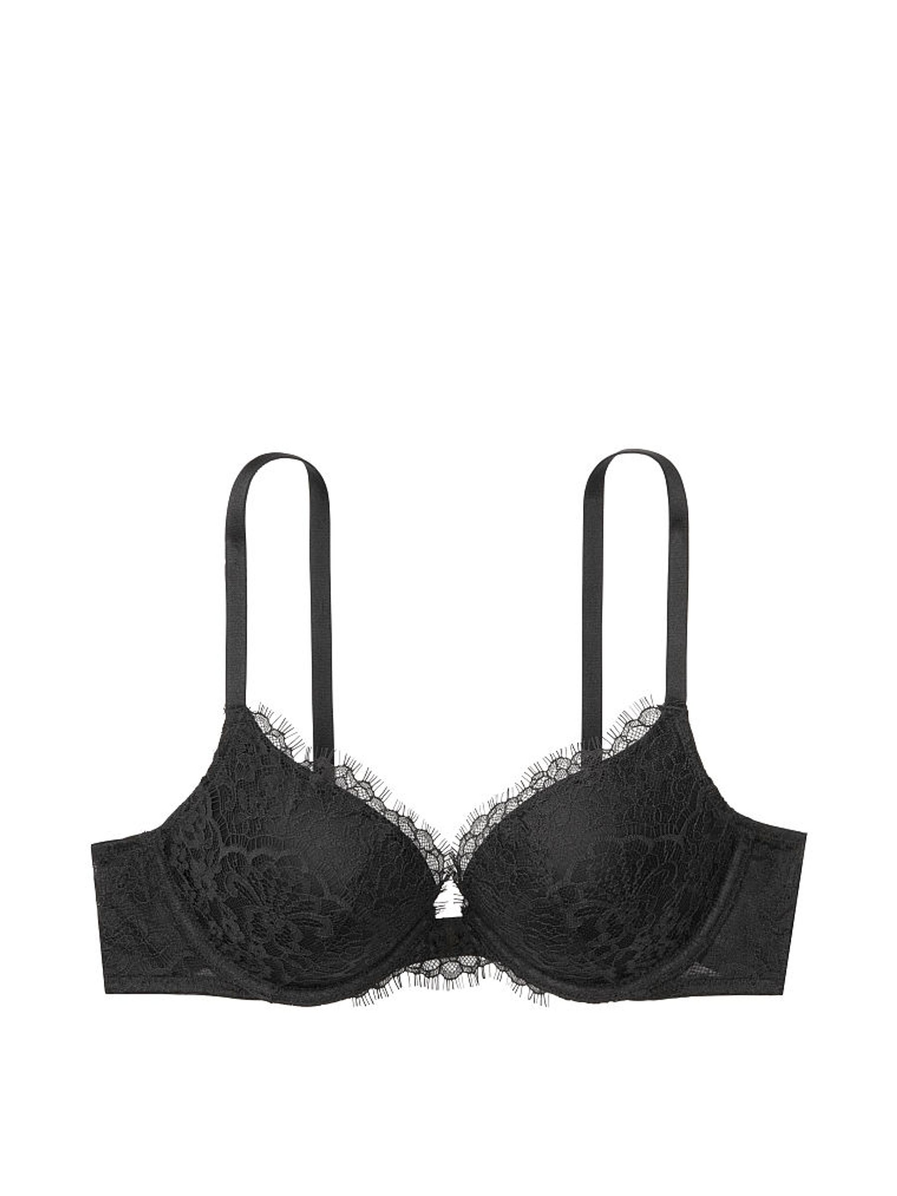 Black Lace Push Up Bra - Image 3 of 4