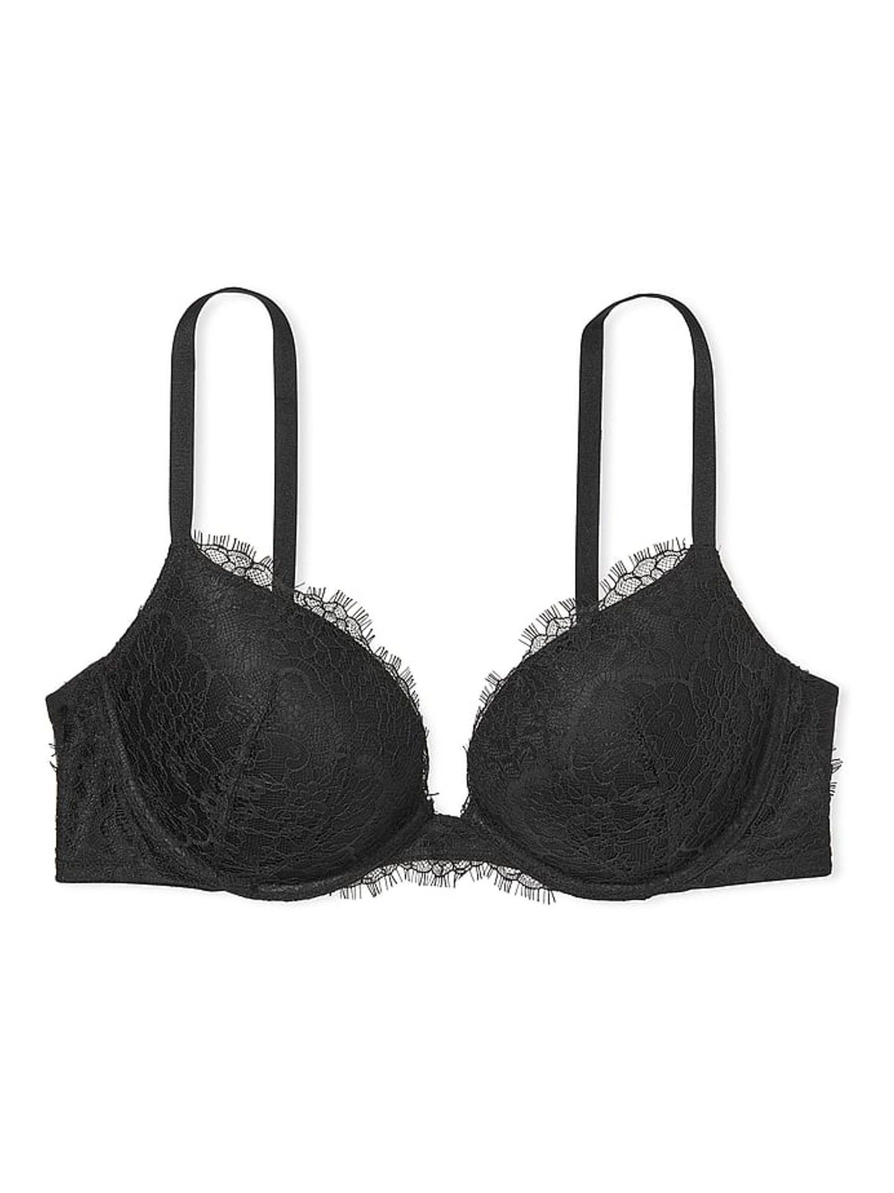 Black Lace Push Up Bra - Image 3 of 3 Black Lace Push Up Bra - Image 3 of 3