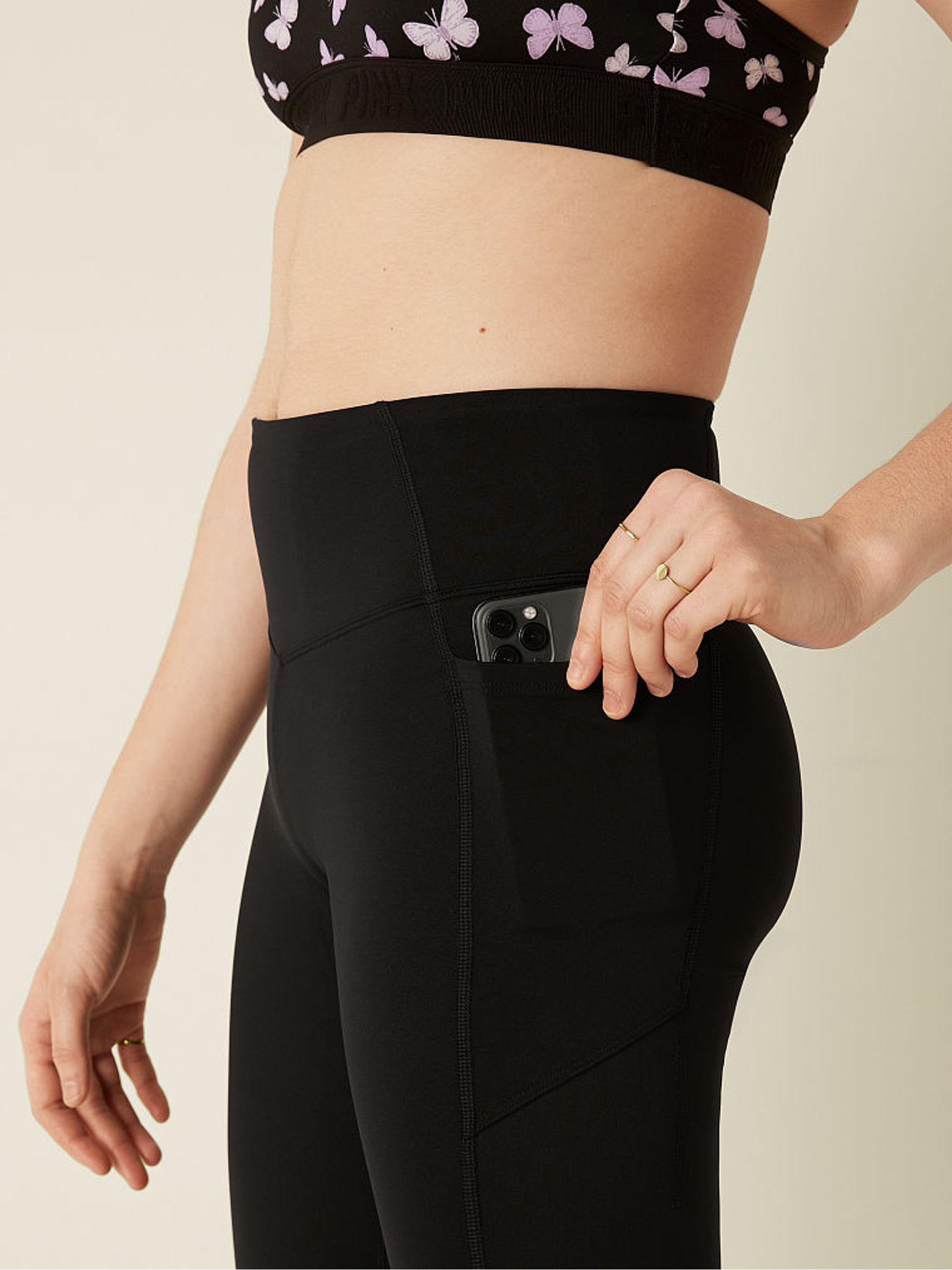 Pure Black Ultimate High Waist Full Length Legging - Image 4 of 4