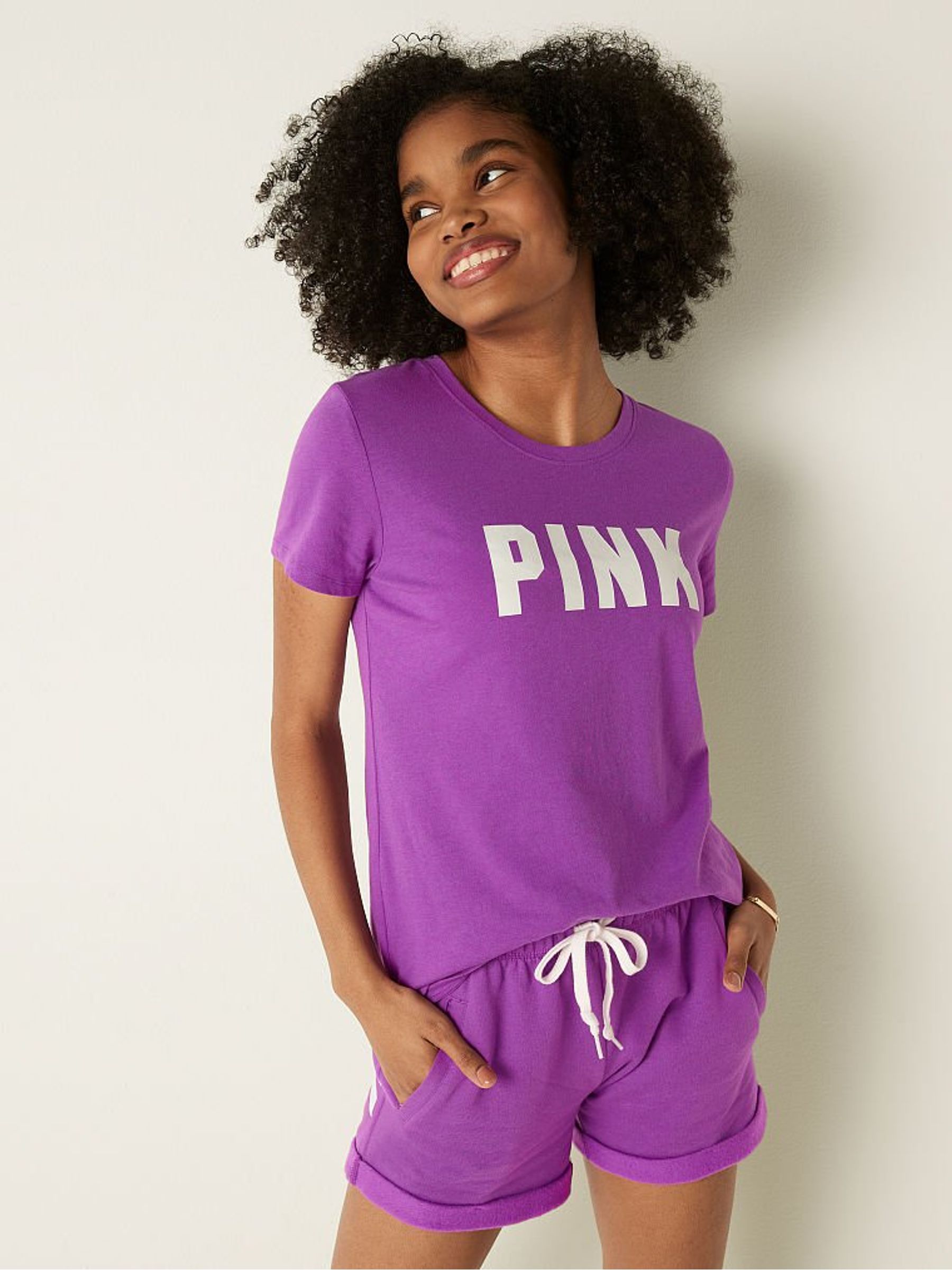 Neon Purple Classic Logo Everyday Tee - Image 1 of 4