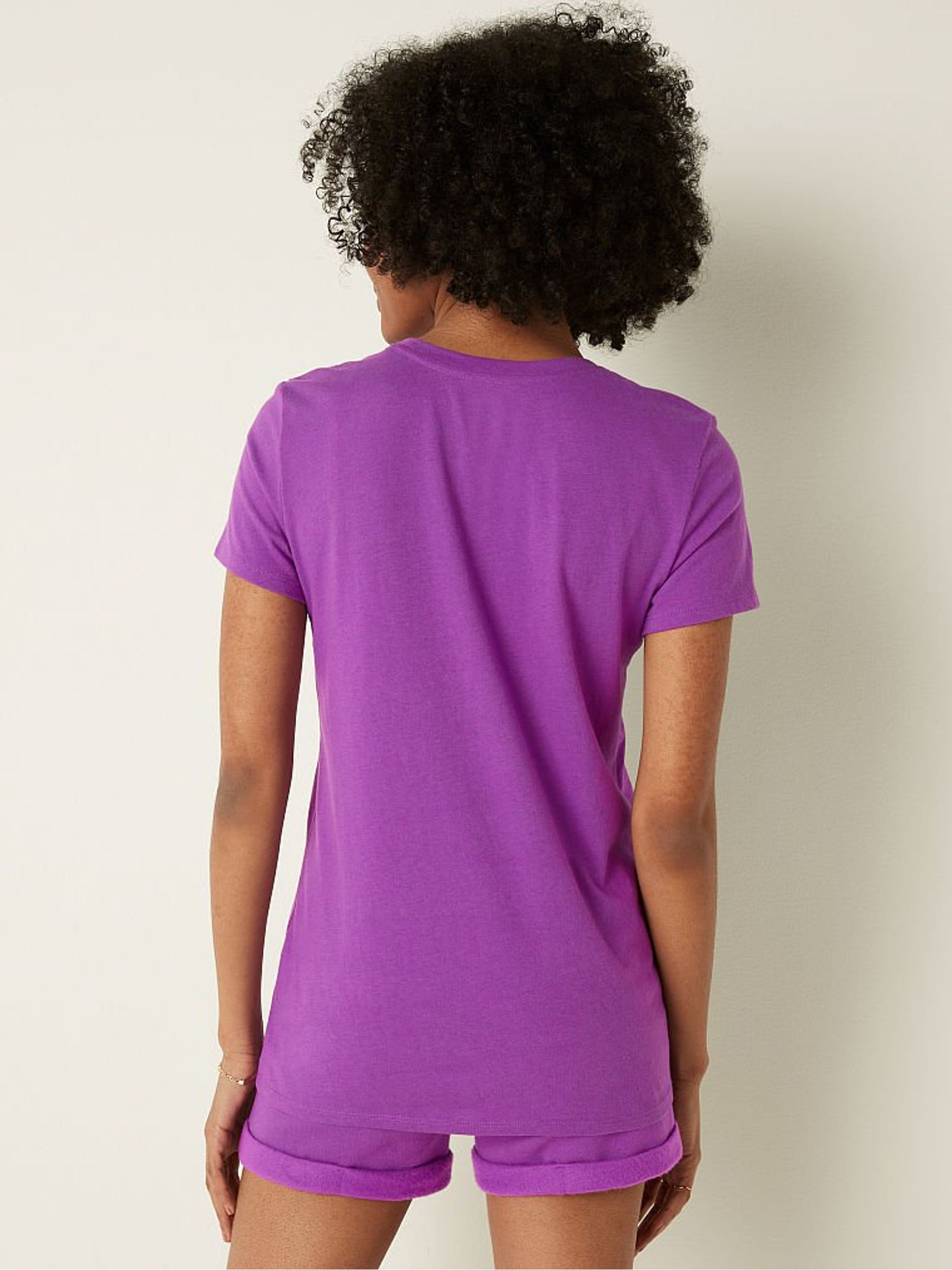 Neon Purple Classic Logo Everyday Tee - Image 2 of 4