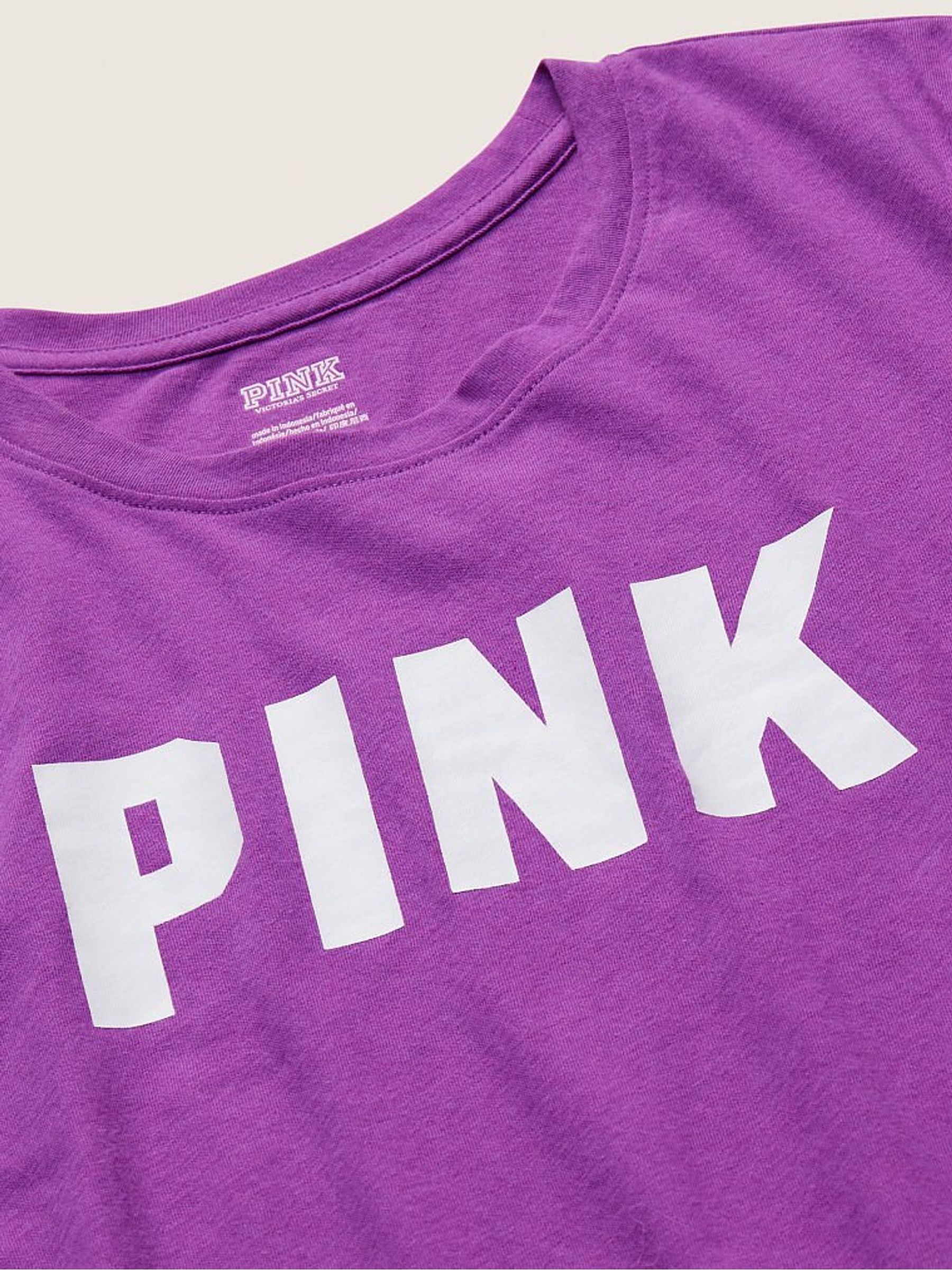 Neon Purple Classic Logo Everyday Tee - Image 4 of 4