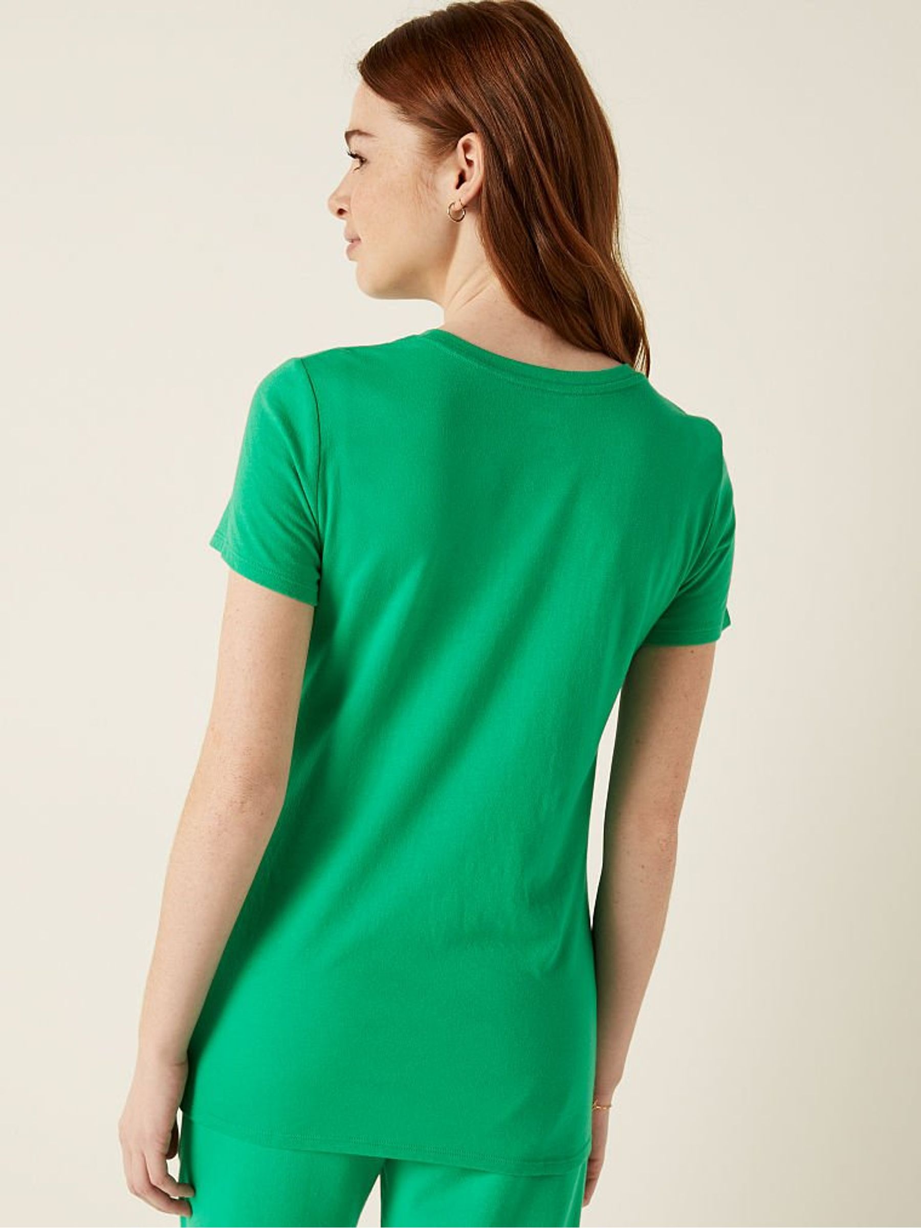 Electric Green Script Logo Everyday Tee - Image 2 of 4 Electric Green Script Logo Everyday Tee - Image 2 of 4