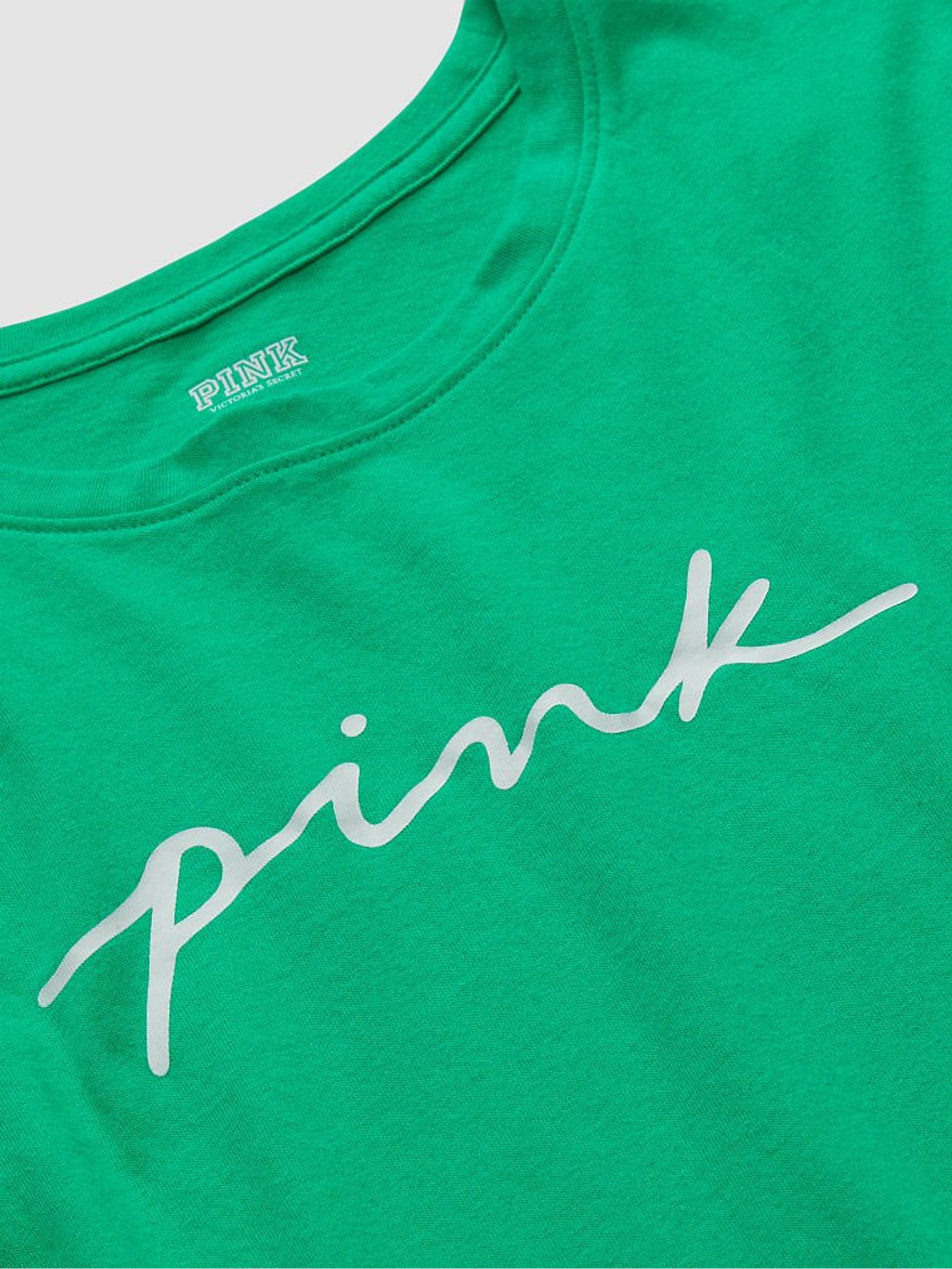Electric Green Script Logo Everyday Tee - Image 4 of 4 Electric Green Script Logo Everyday Tee - Image 4 of 4