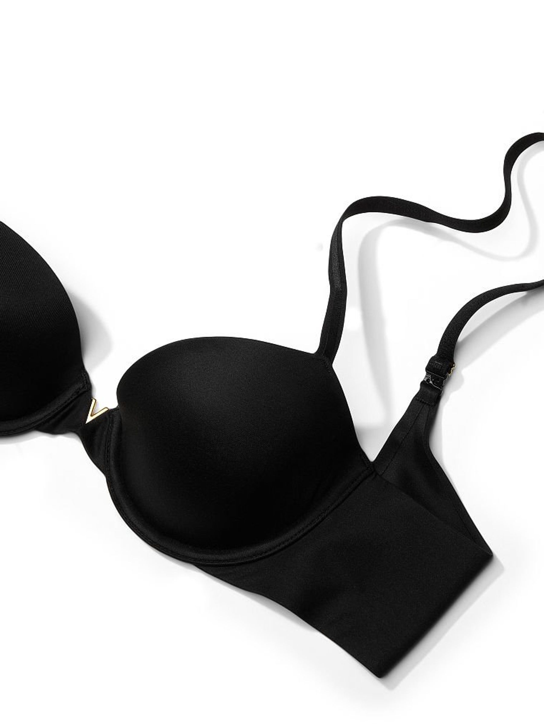 Black Smooth Lightly Lined Demi Bra - Image 5 of 5